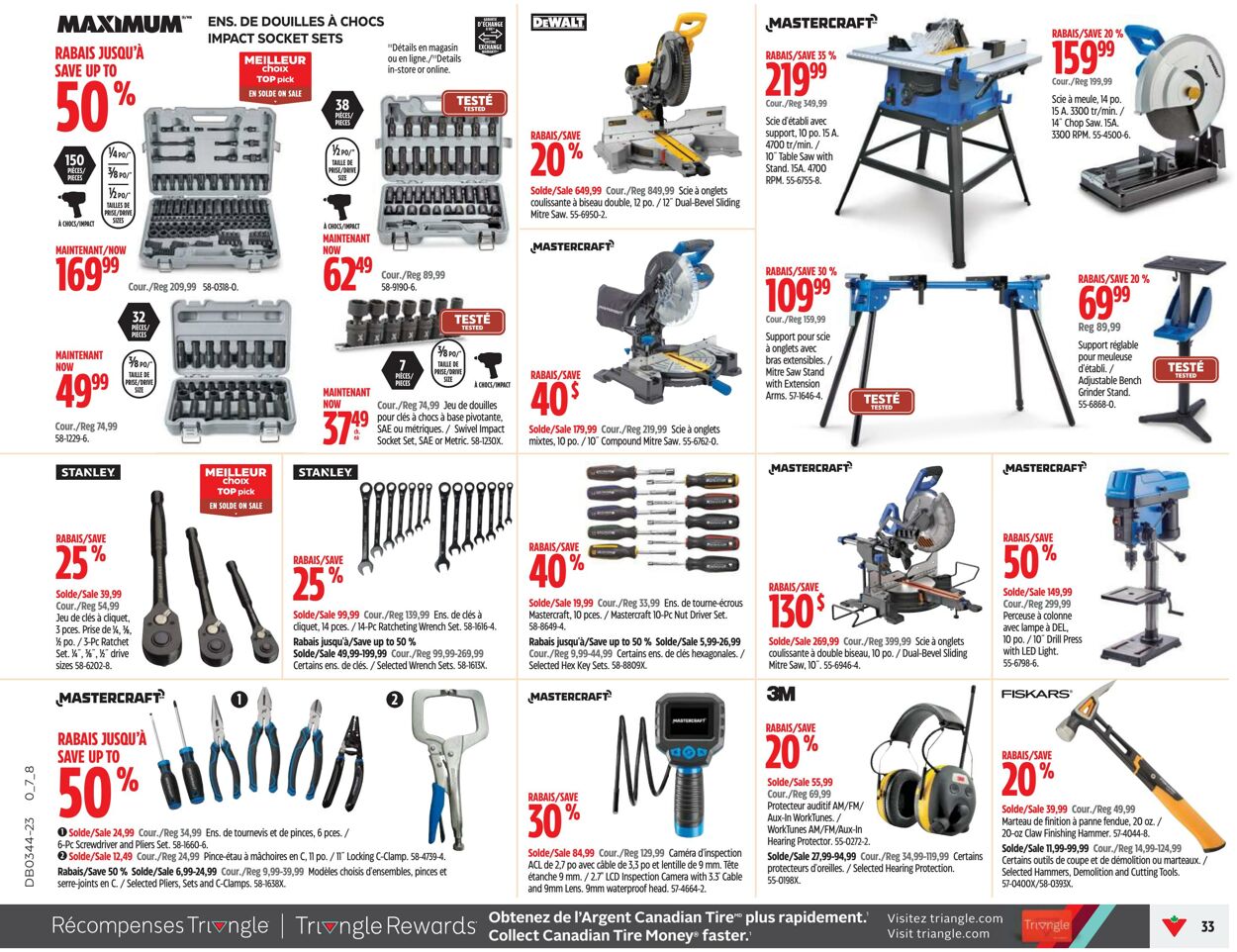 Circulaire Canadian Tire 26.10.2023 - 01.11.2023