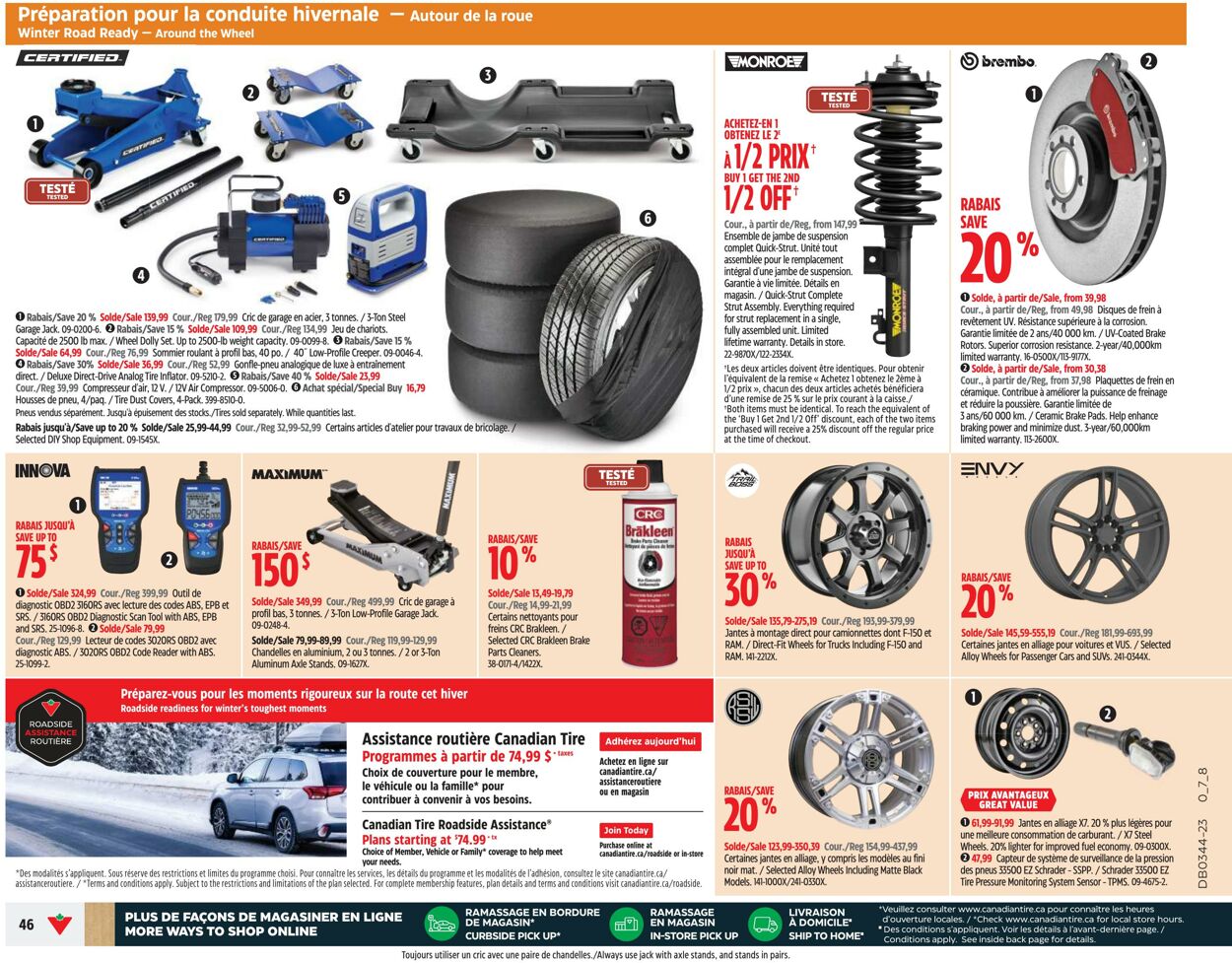 Circulaire Canadian Tire 26.10.2023 - 01.11.2023