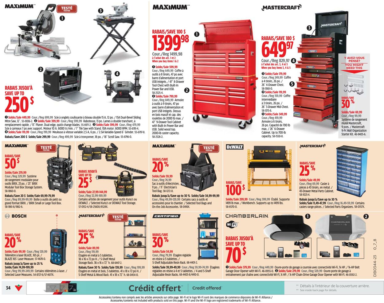 Circulaire Canadian Tire 26.10.2023 - 01.11.2023