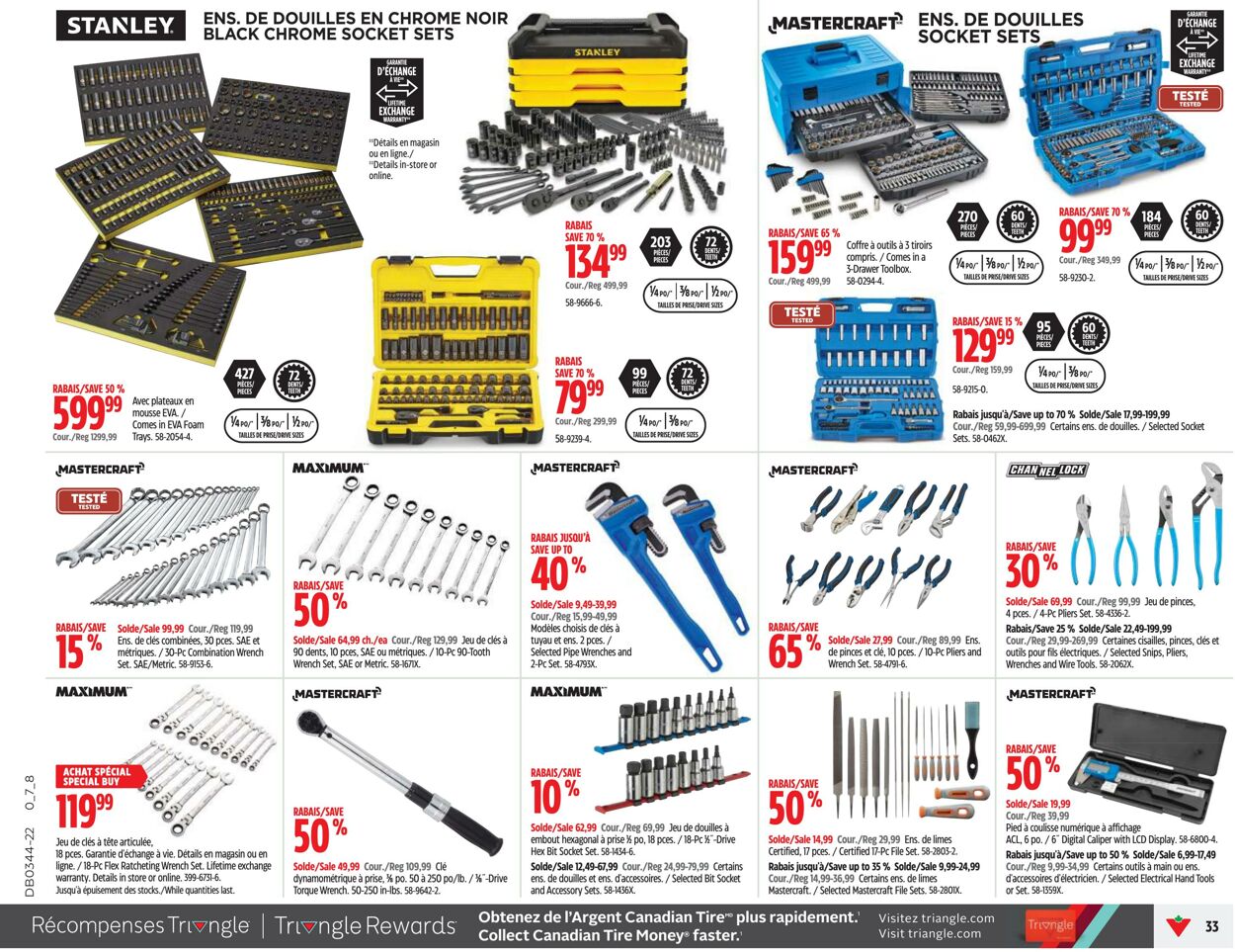 Circulaire Canadian Tire 27.10.2022 - 02.11.2022