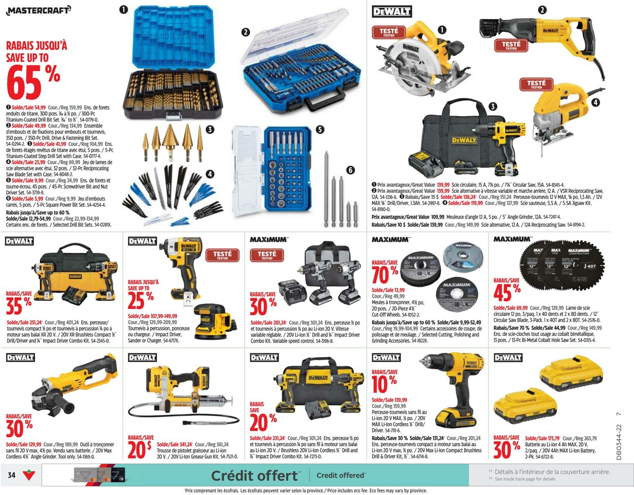 Circulaire Canadian Tire 27.10.2022 - 02.11.2022