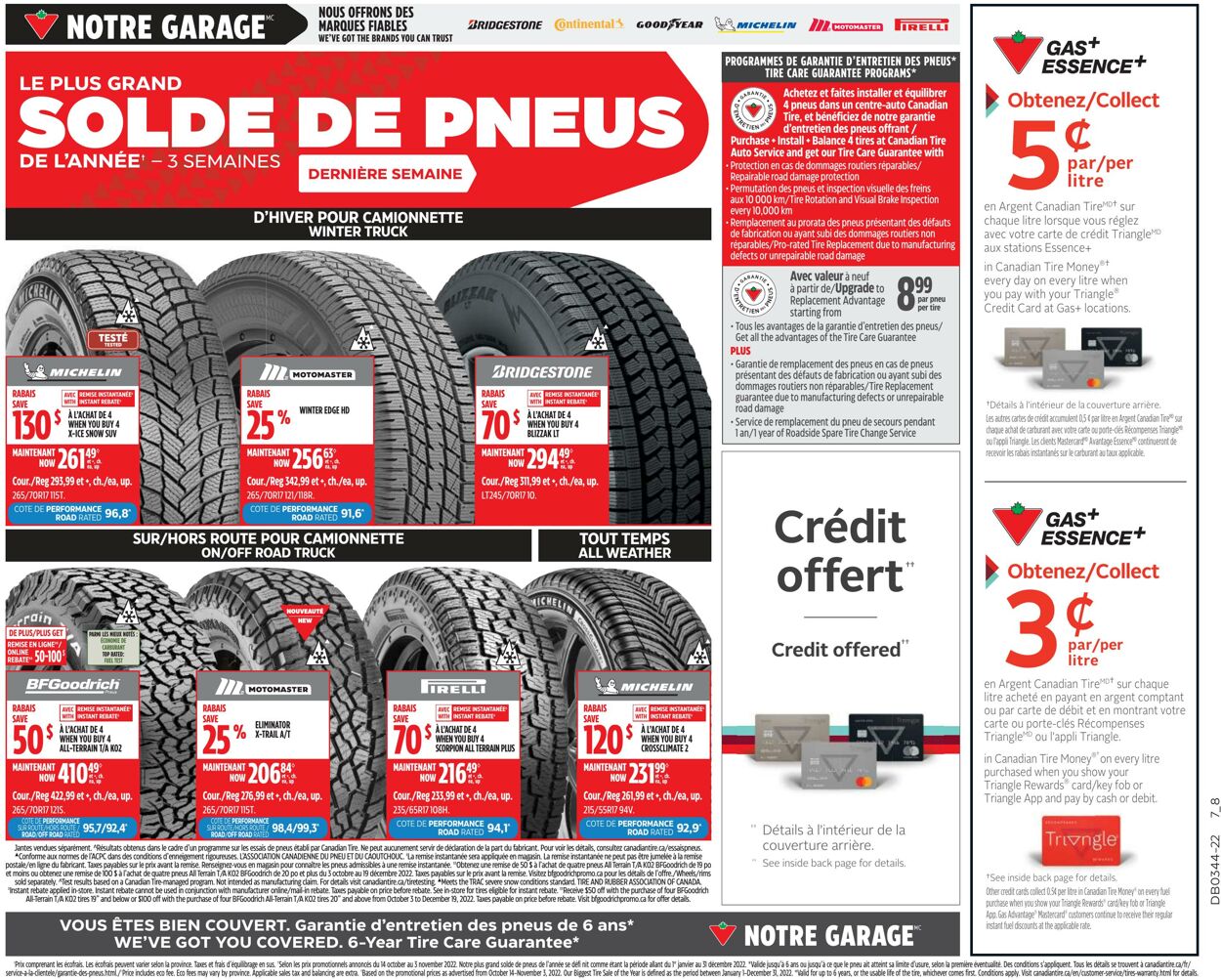 Circulaire Canadian Tire 27.10.2022 - 02.11.2022