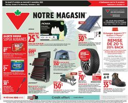 Circulaire Canadian Tire 27.10.2022 - 02.11.2022