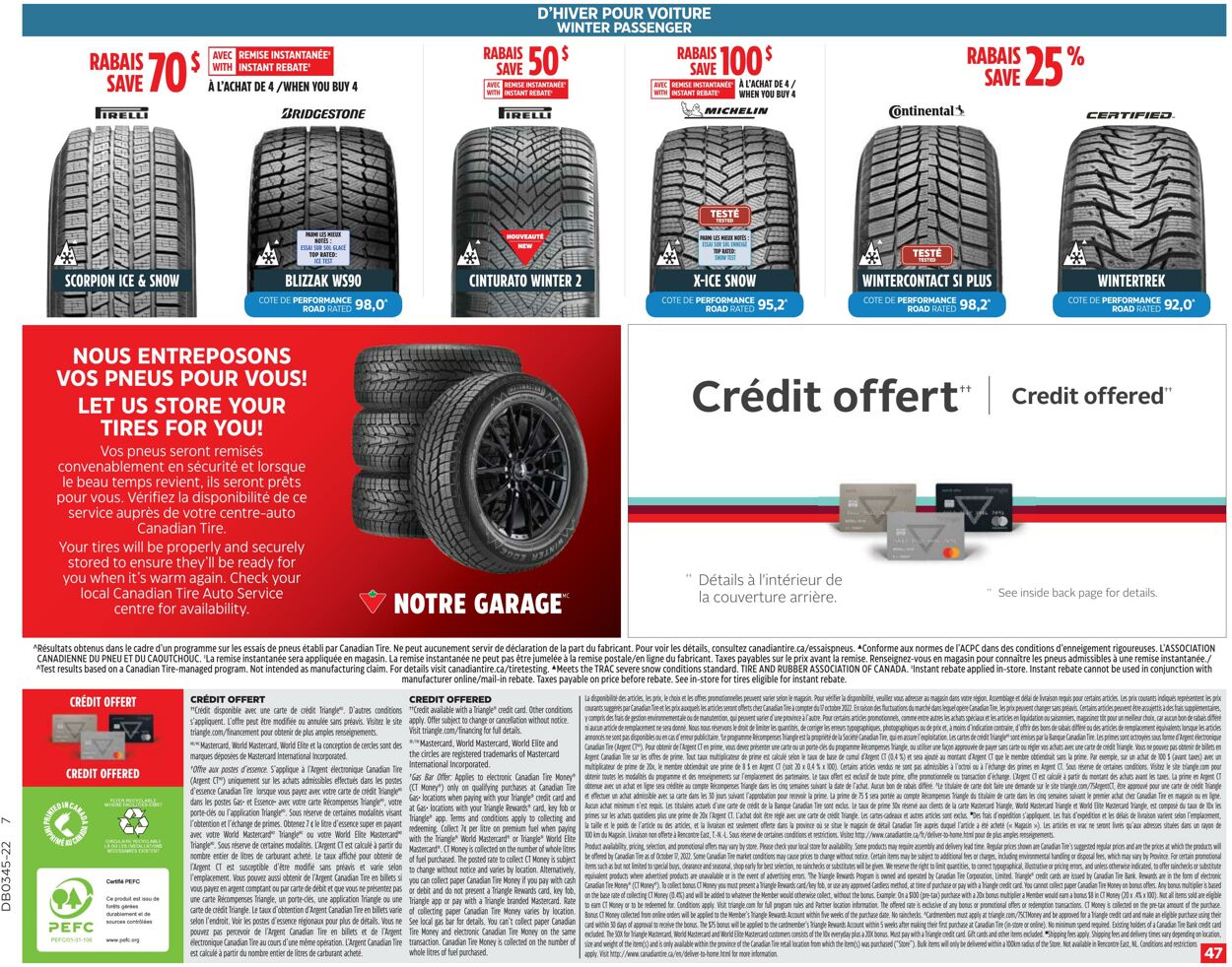 Circulaire Canadian Tire 03.11.2022 - 09.11.2022