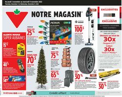 Circulaire Canadian Tire 03.11.2022-09.11.2022