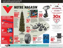 Circulaire Canadian Tire 02.11.2023 - 08.11.2023