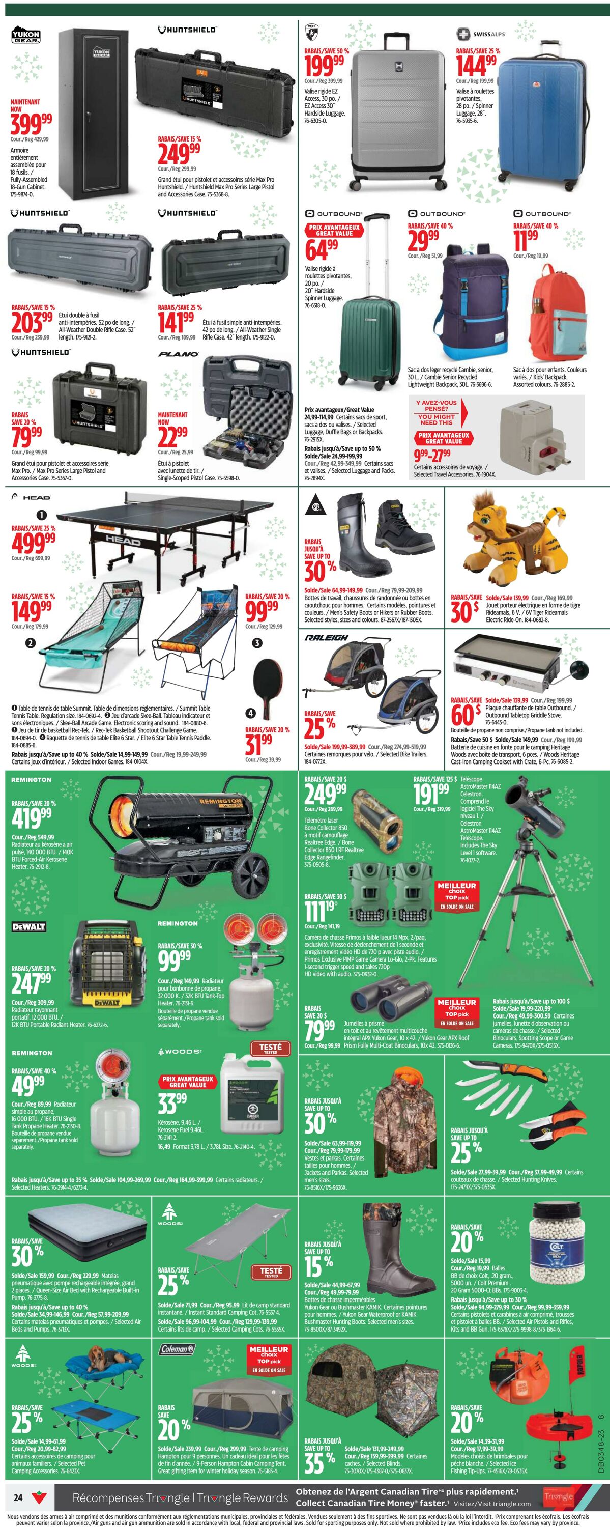 Circulaire Canadian Tire 23.11.2023 - 29.11.2023