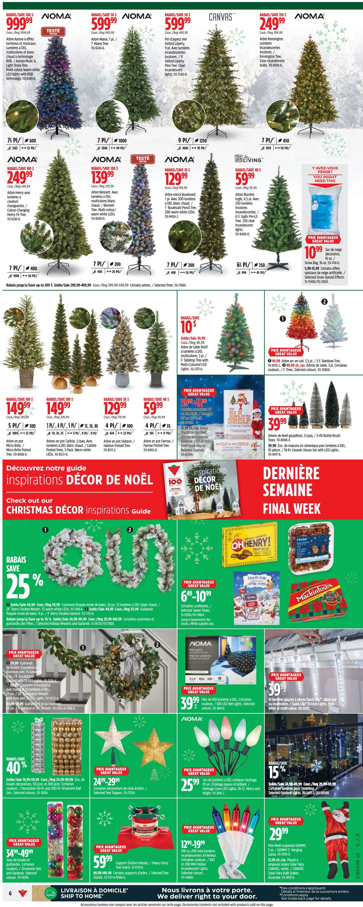 Circulaire Canadian Tire 24.11.2022 - 30.11.2022
