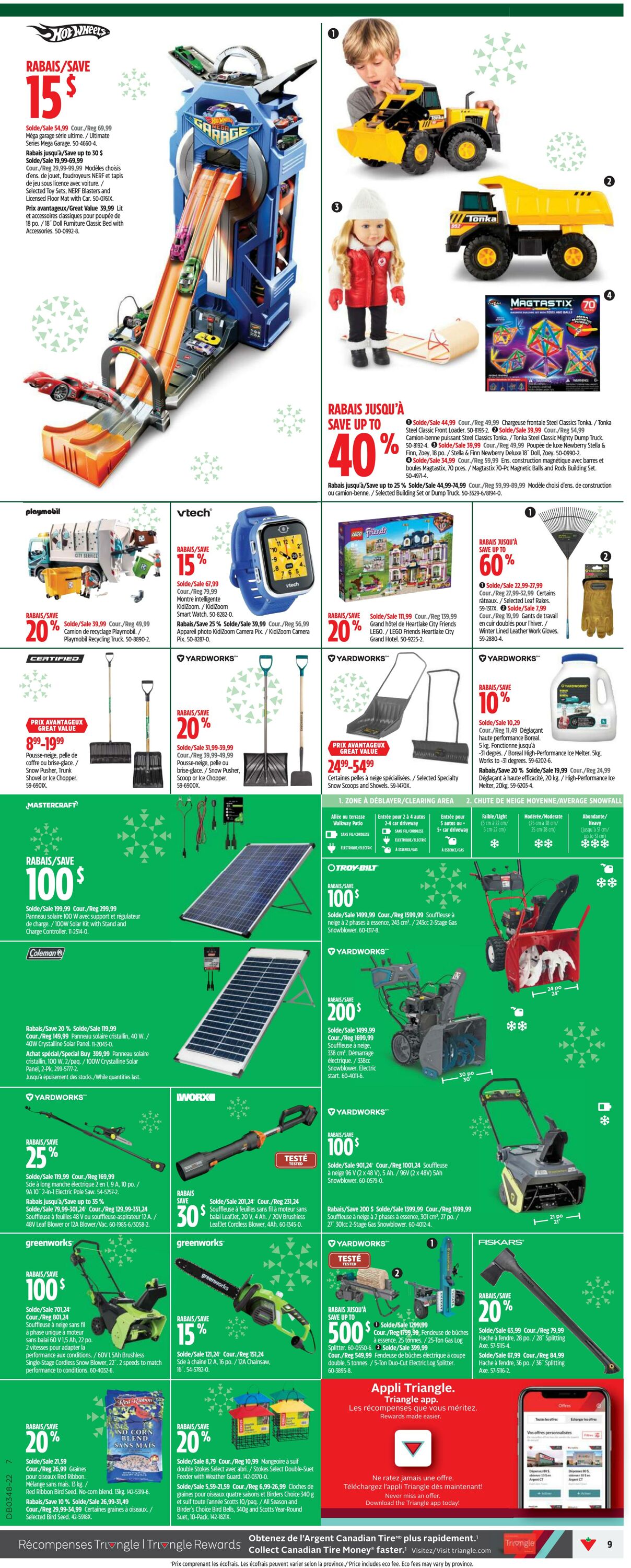 Circulaire Canadian Tire 24.11.2022 - 30.11.2022