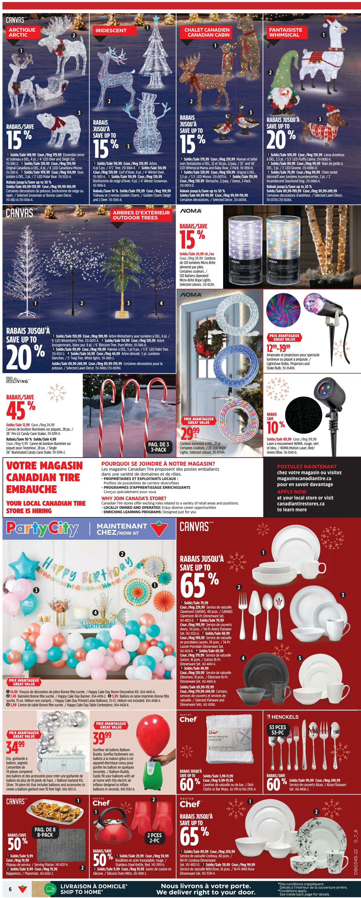 Circulaire Canadian Tire 01.12.2022 - 07.12.2022