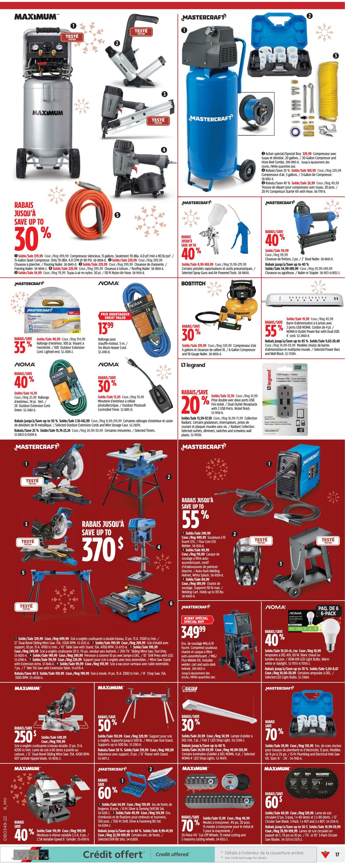 Circulaire Canadian Tire 01.12.2022 - 07.12.2022