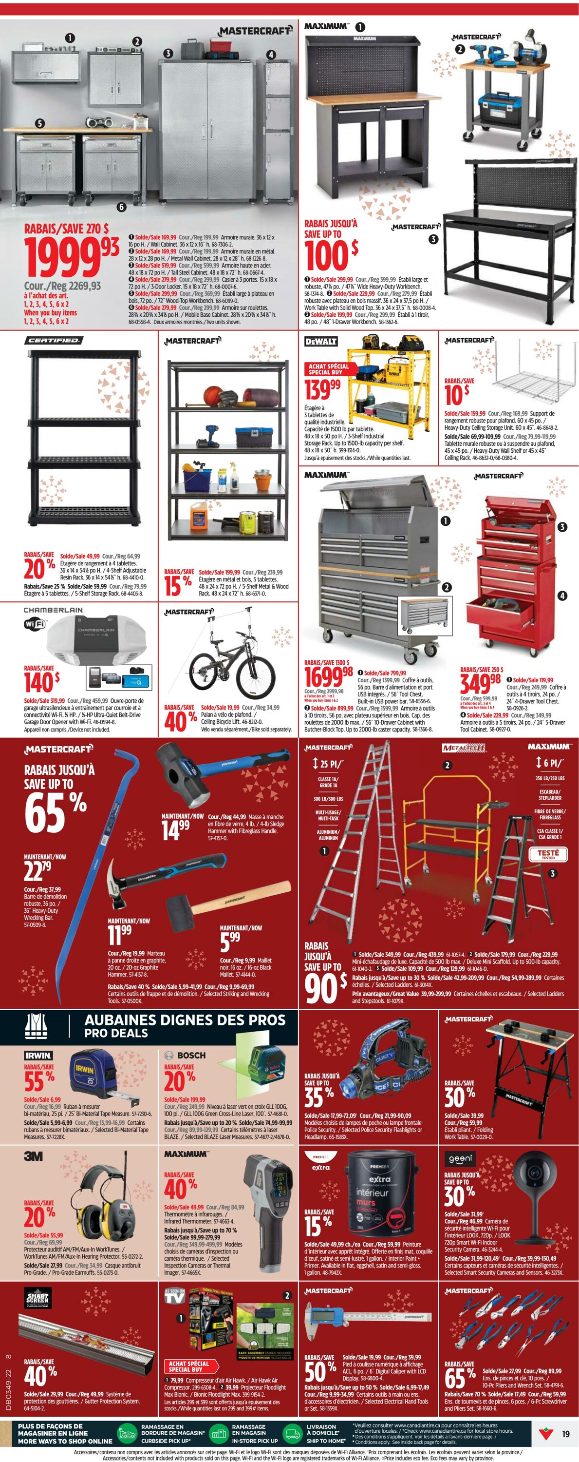 Circulaire Canadian Tire 01.12.2022 - 07.12.2022