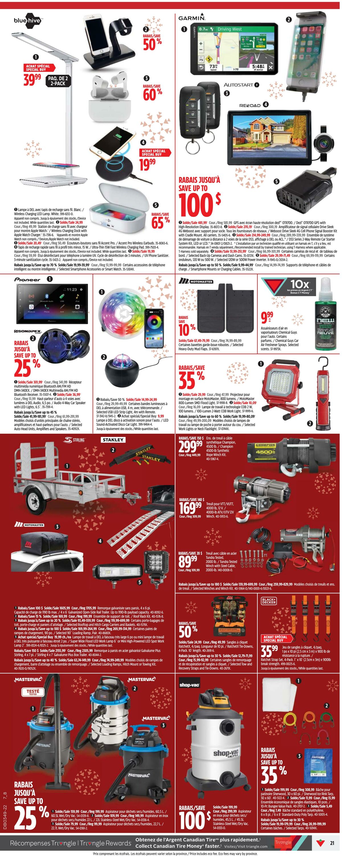 Circulaire Canadian Tire 01.12.2022 - 07.12.2022