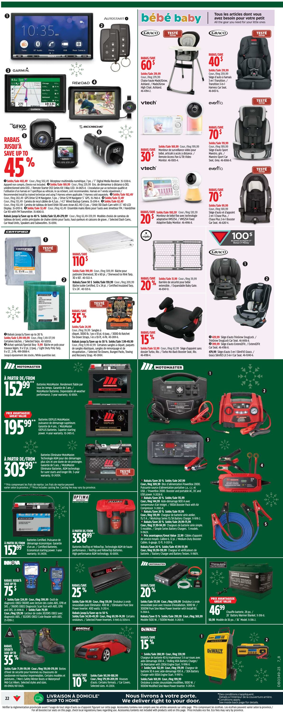 Circulaire Canadian Tire 30.11.2023 - 06.12.2023