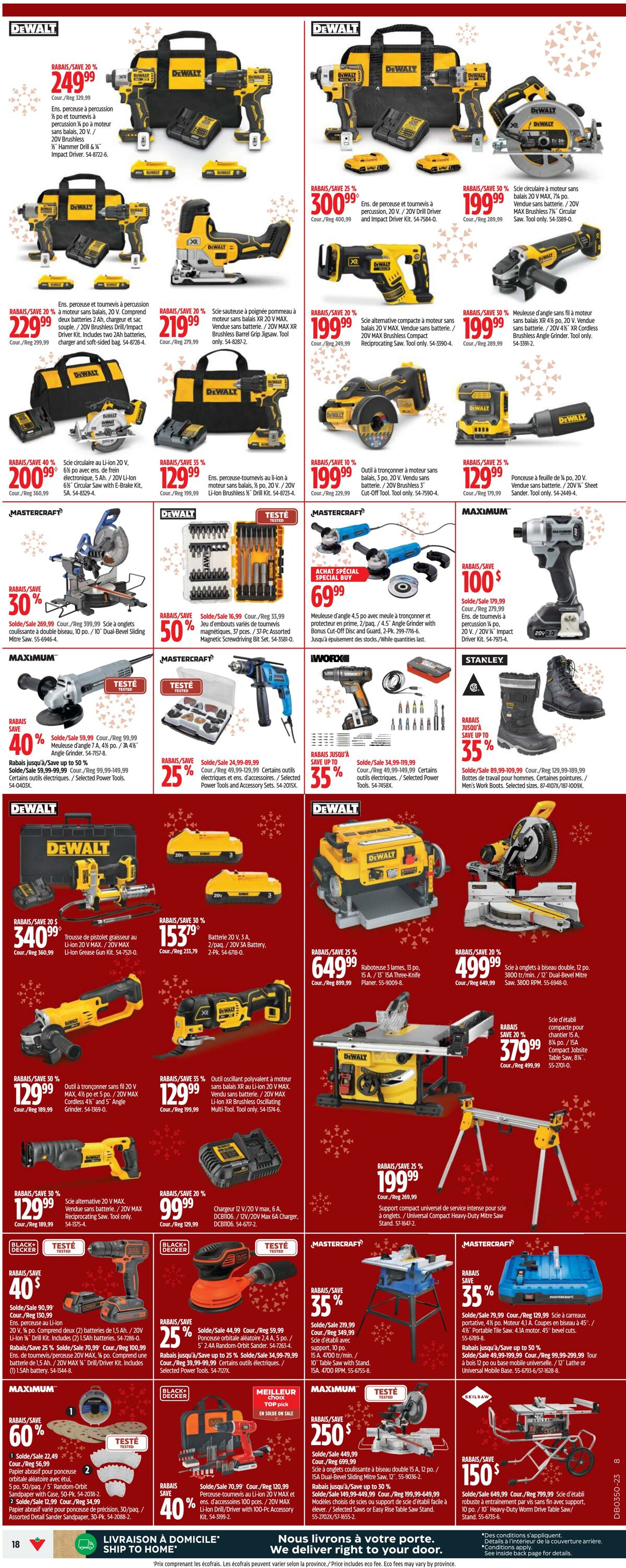 Circulaire Canadian Tire 07.12.2023 - 13.12.2023