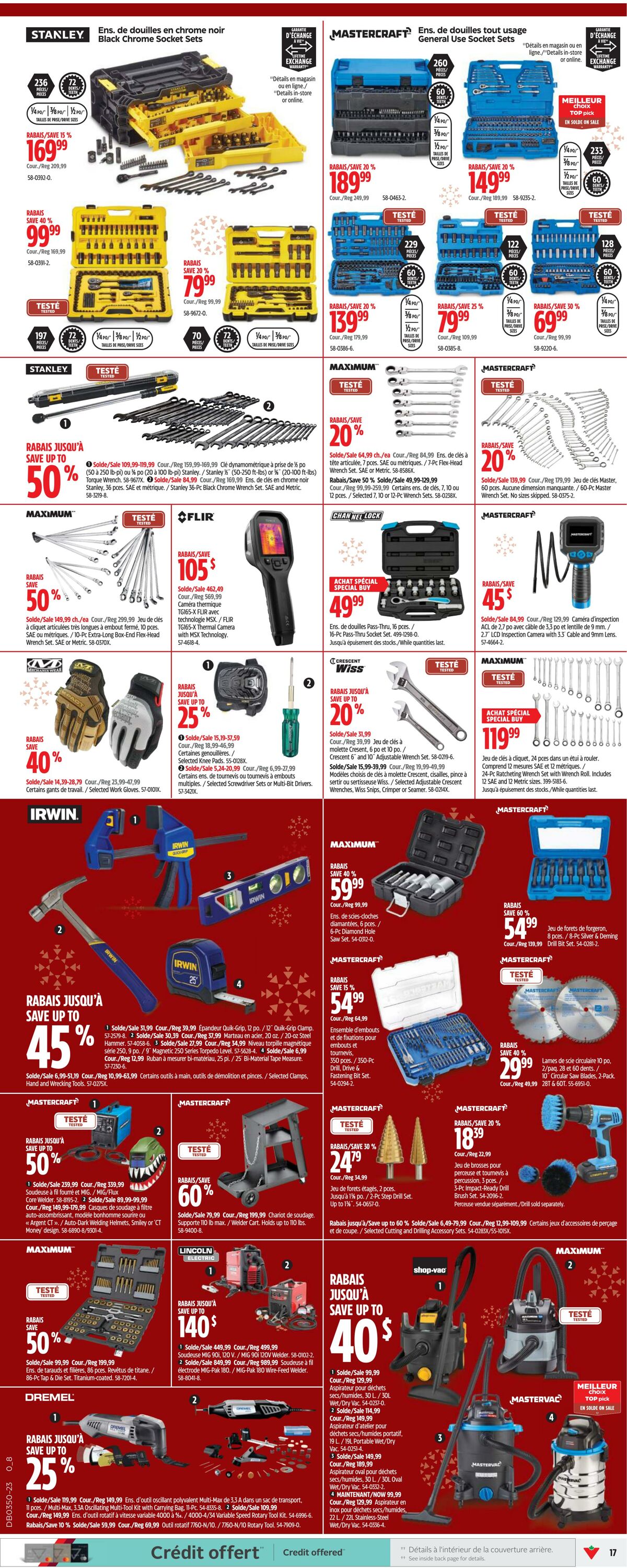 Circulaire Canadian Tire 07.12.2023 - 13.12.2023