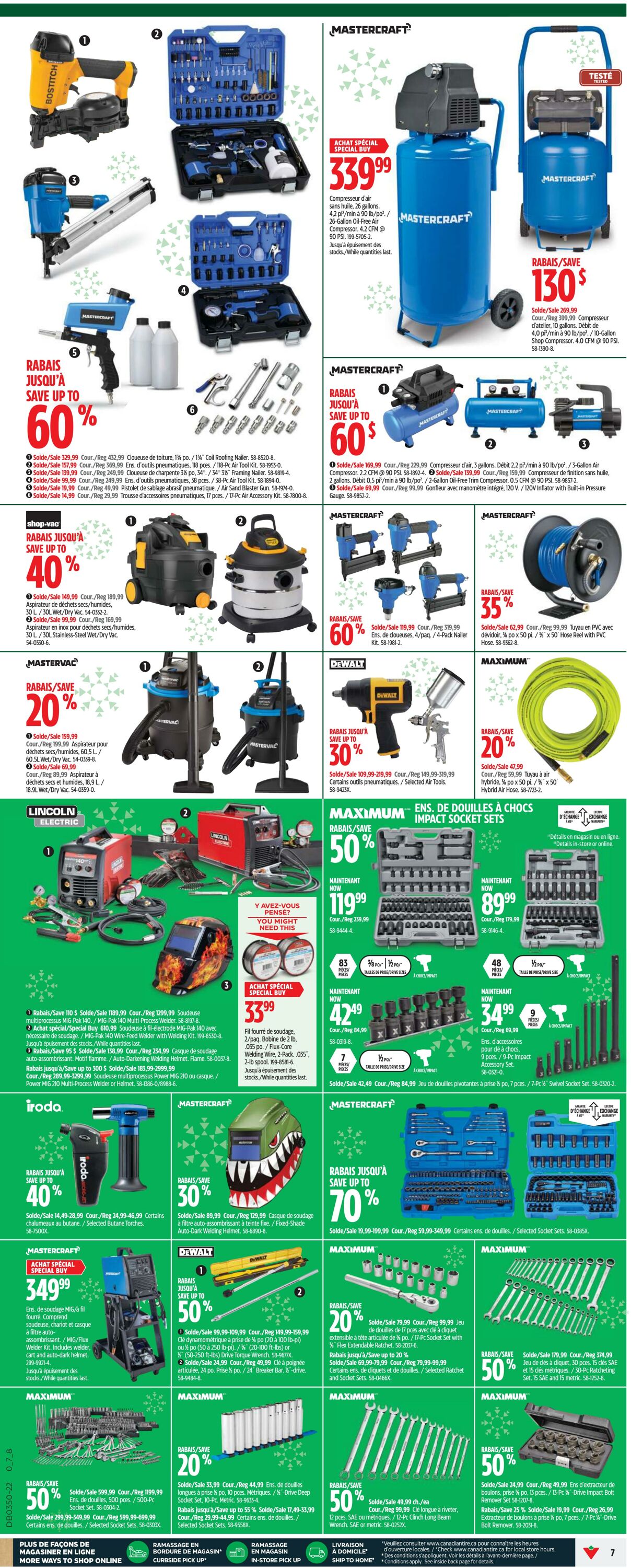 Circulaire Canadian Tire 08.12.2022 - 14.12.2022