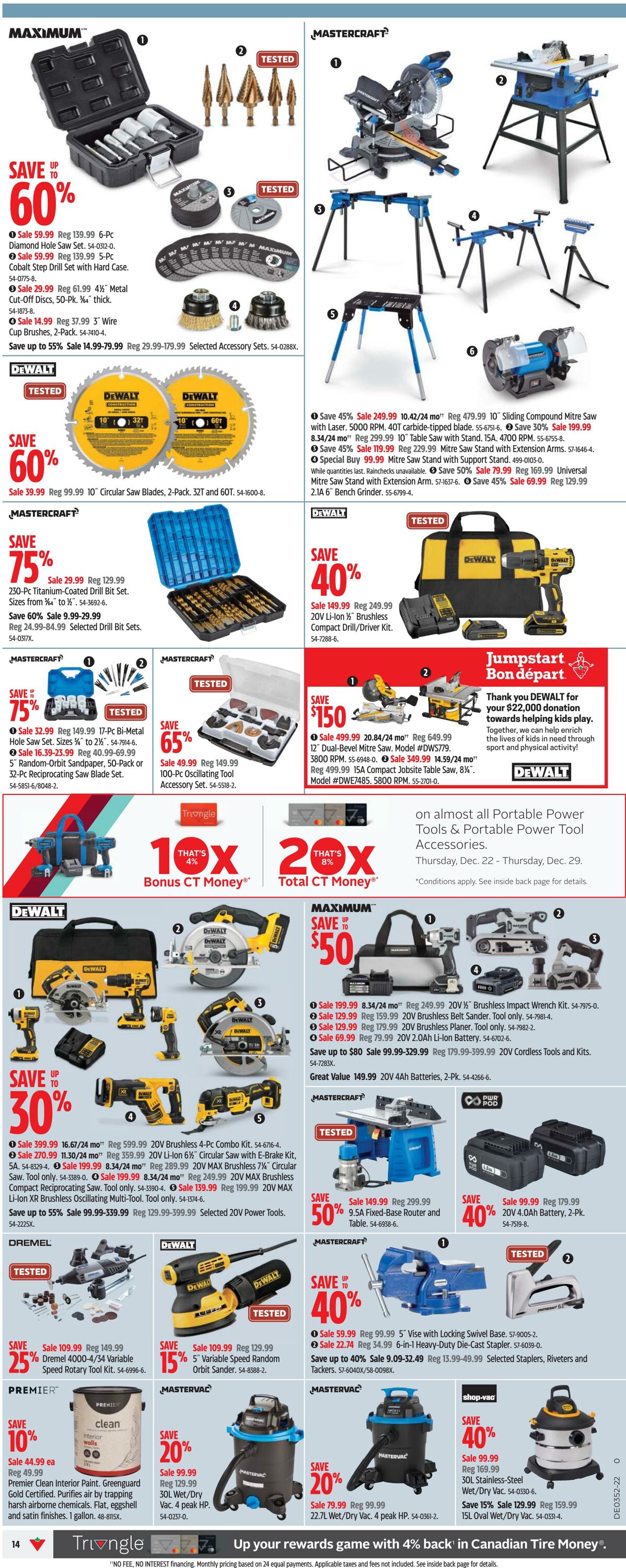 Circulaire Canadian Tire 22.12.2022 - 28.12.2022