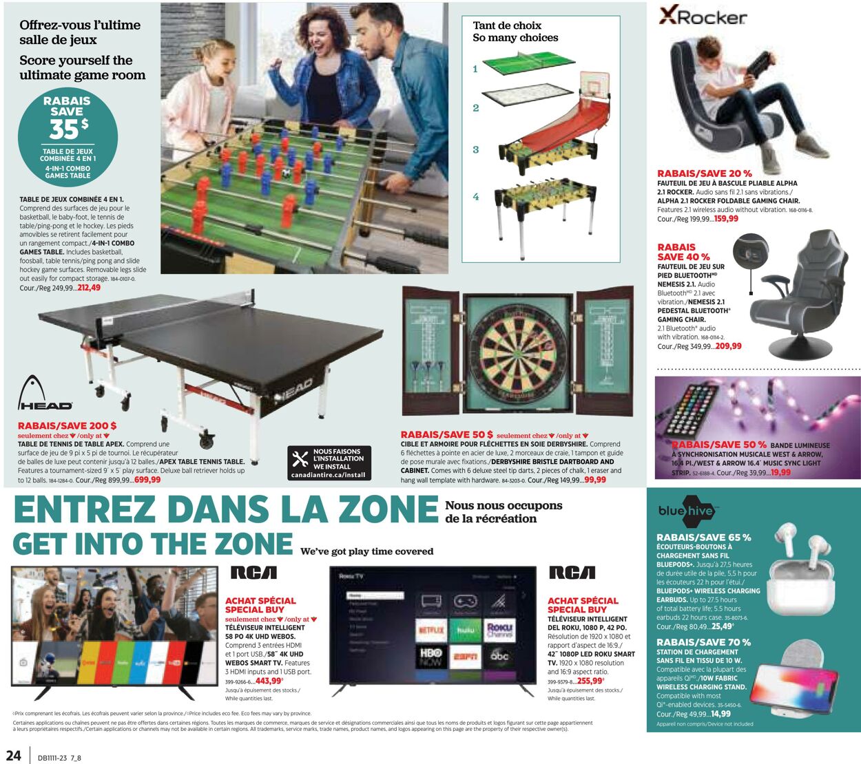 Circulaire Canadian Tire 09.03.2023 - 29.03.2023