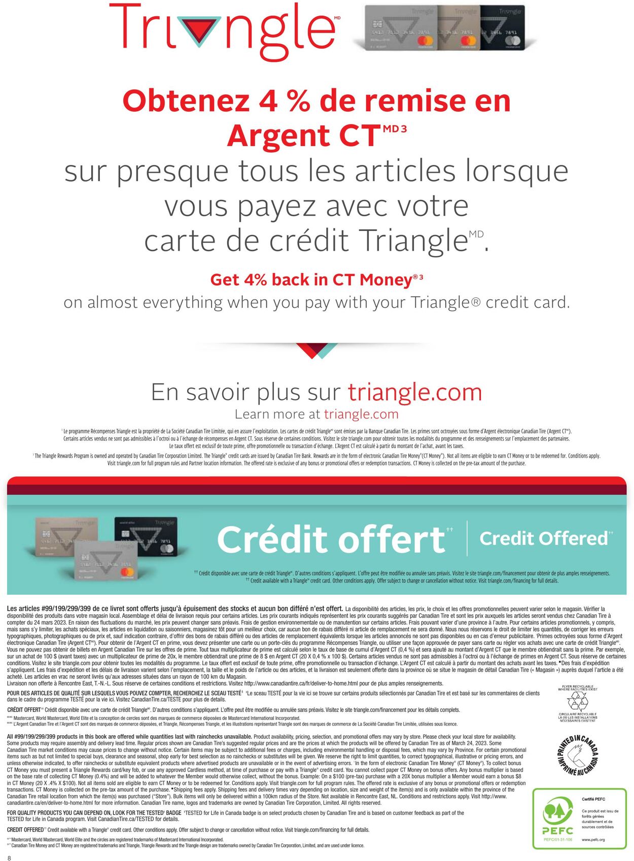 Circulaire Canadian Tire 13.04.2023 - 03.05.2023