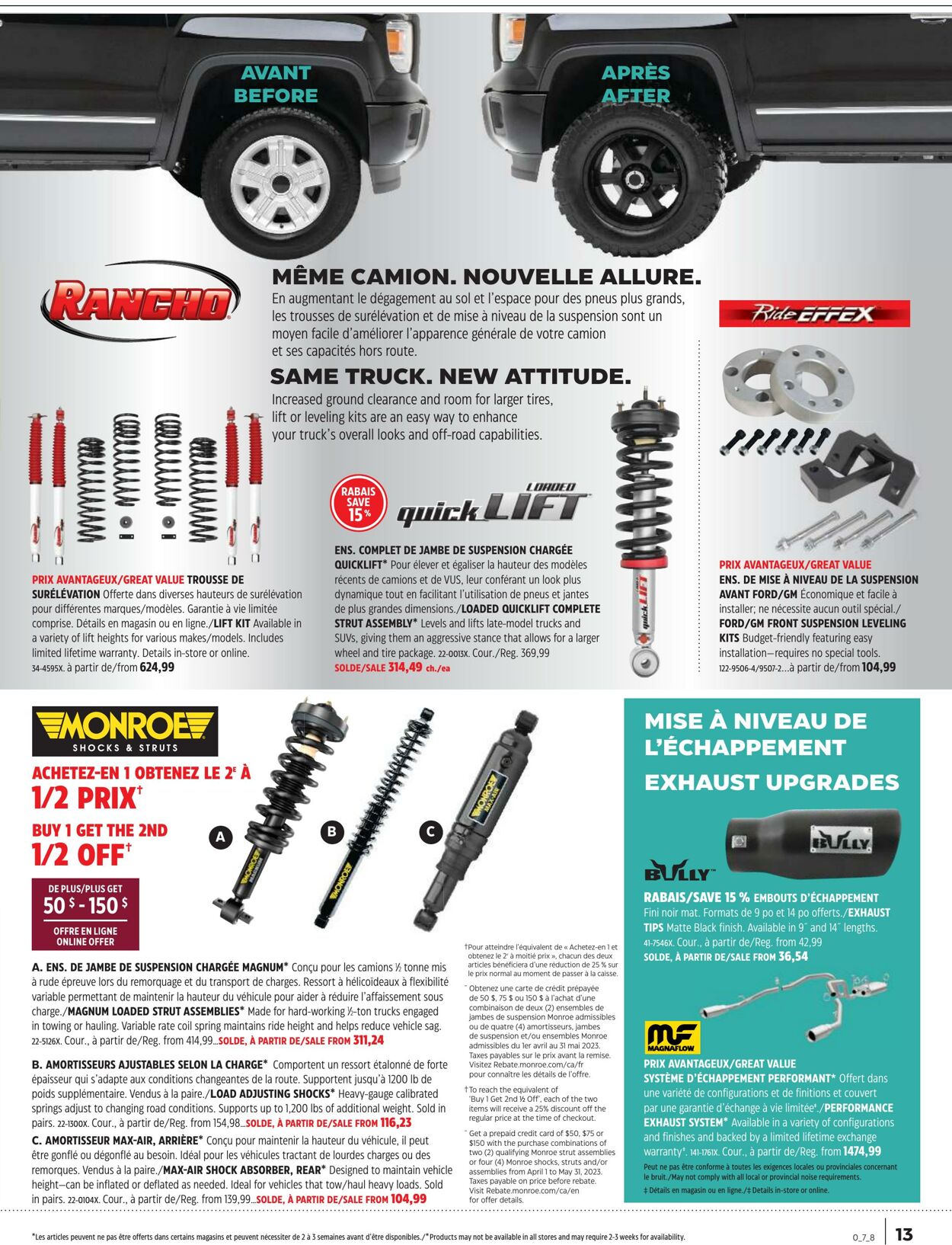 Circulaire Canadian Tire 13.04.2023 - 03.05.2023