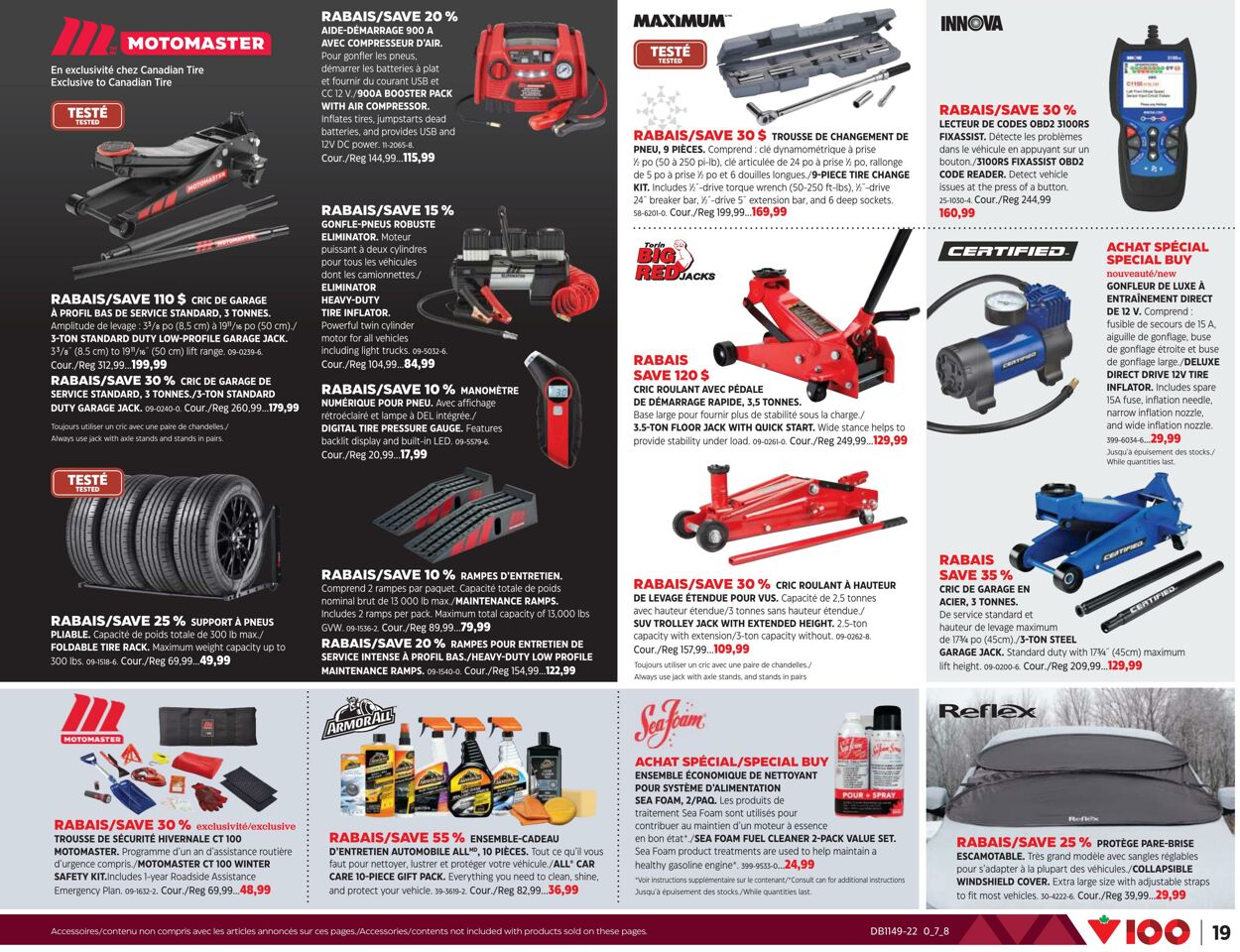 Circulaire Canadian Tire 01.12.2022 - 25.12.2022