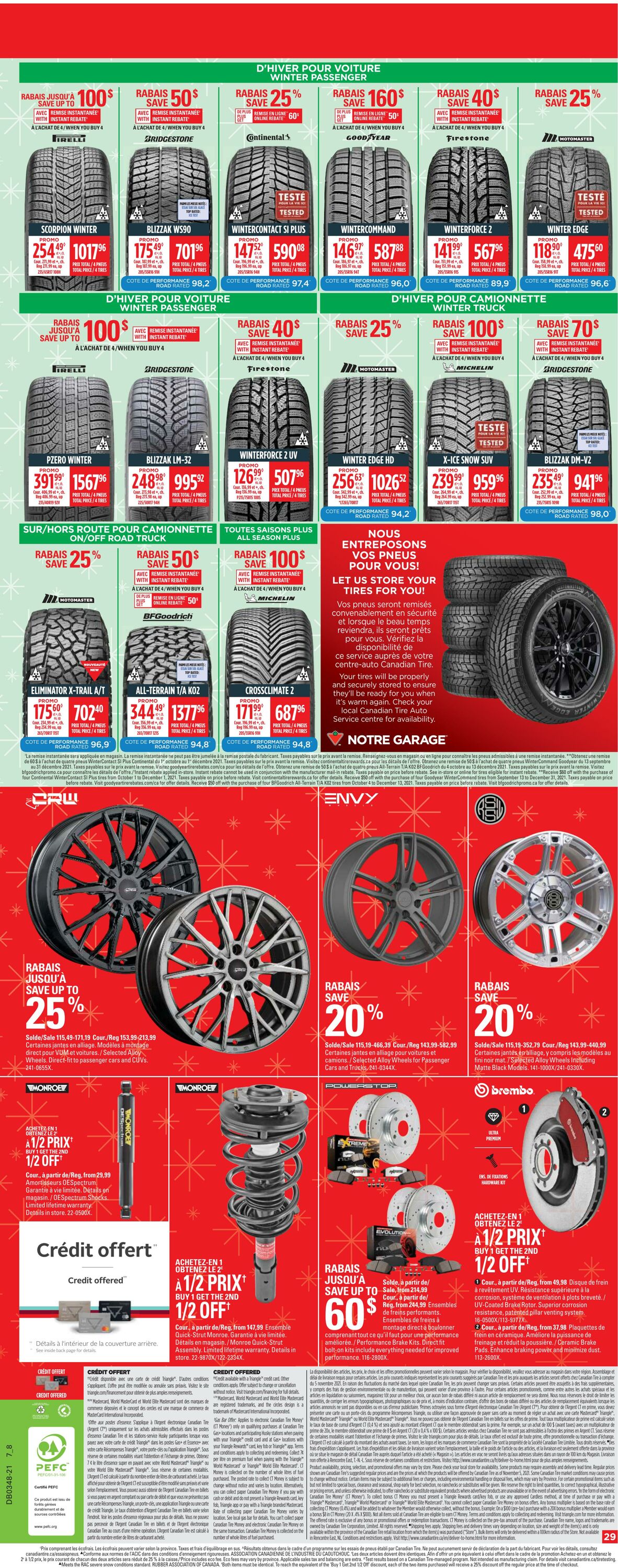 Circulaire Canadian Tire 25.11.2021 - 01.12.2021