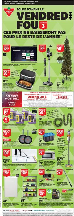 Circulaire Canadian Tire 09.01.2025 - 15.01.2025