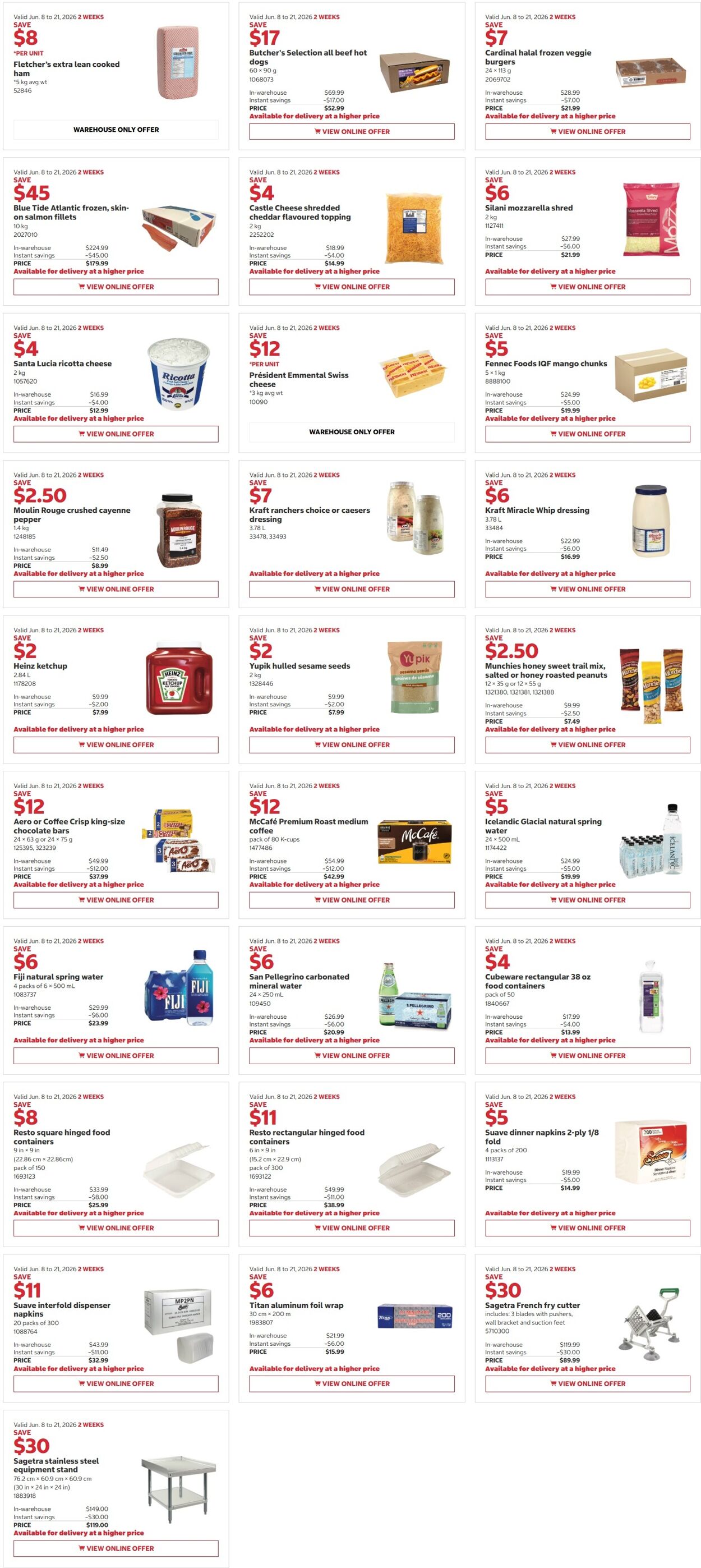 Circulaire Costco - Costco Business Centre Instant Savings Flyer June 8 to 21 8 juin 2026 - 21 juin 2026