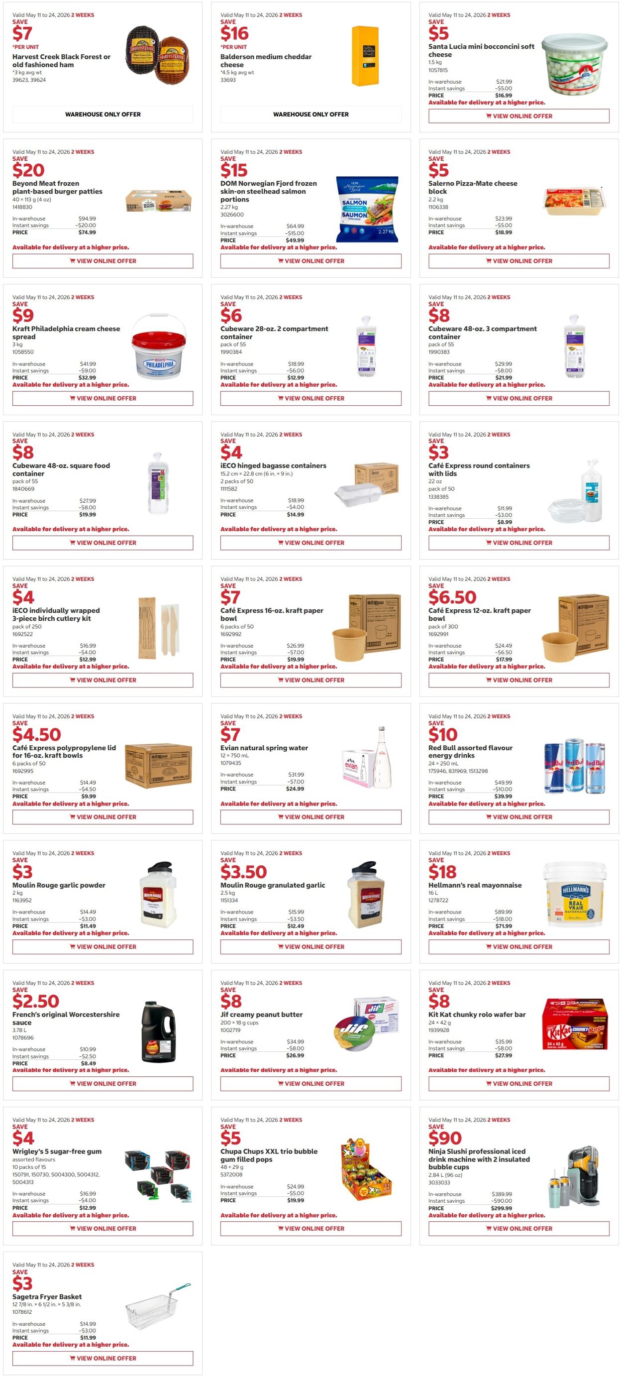 Circulaire Costco 11.05.2026 - 24.05.2026