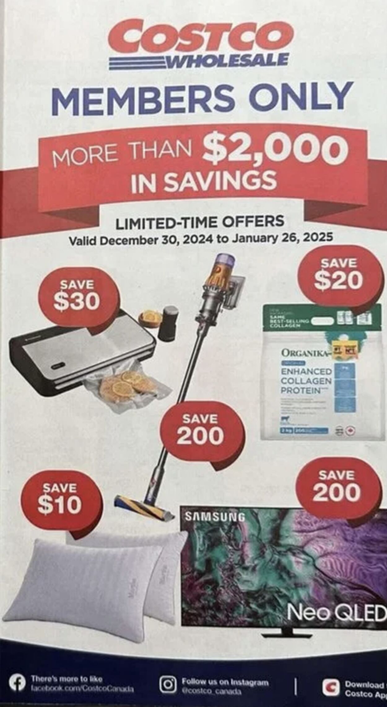 Circulaire Costco - Costco Canada Coupons/Flyers Deals, December 30 - January 26 30 déc. 2024 - 26 janv. 2025