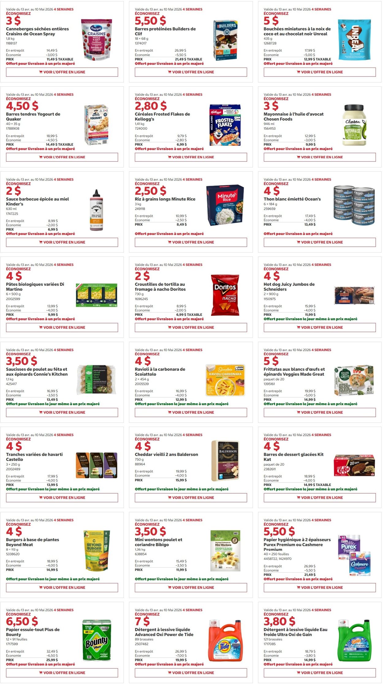 Circulaire Costco 27.04.2026 - 10.05.2026