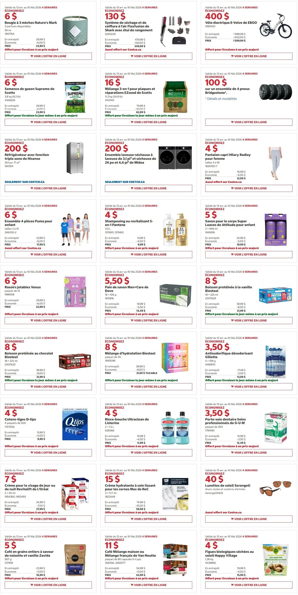 Circulaire Costco 27.04.2026 - 10.05.2026