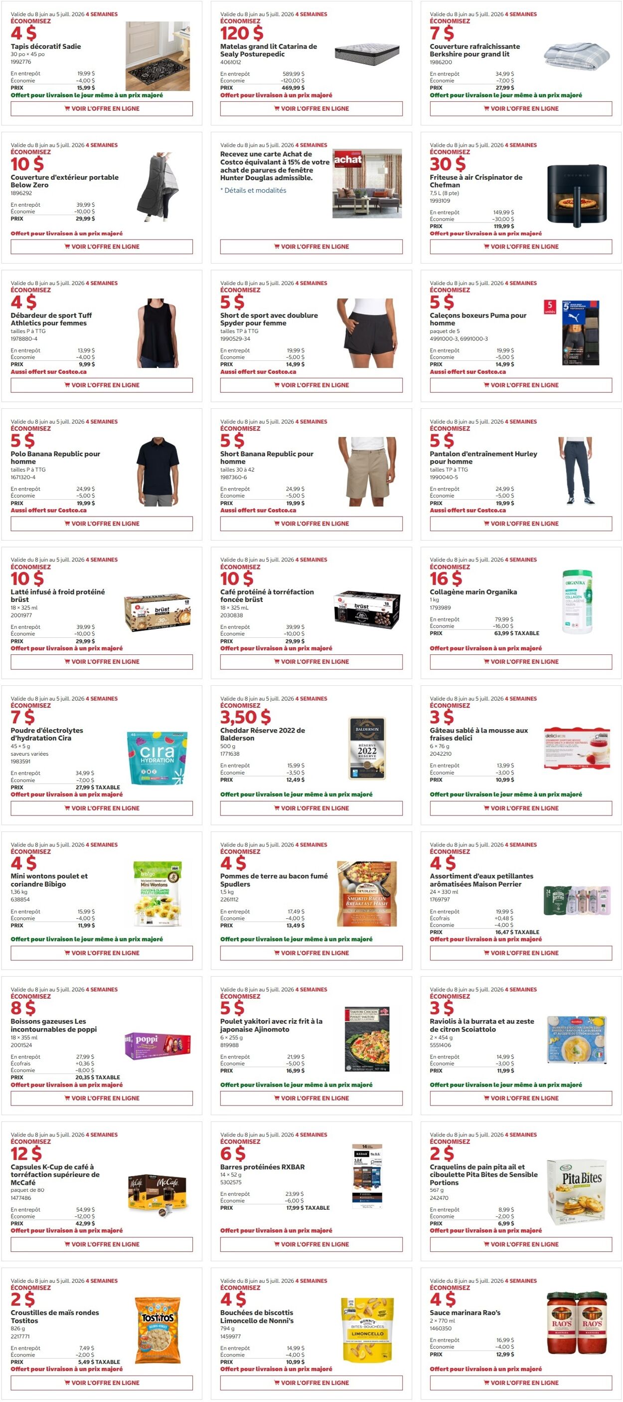 Circulaire Costco 08.06.2026 - 21.06.2026