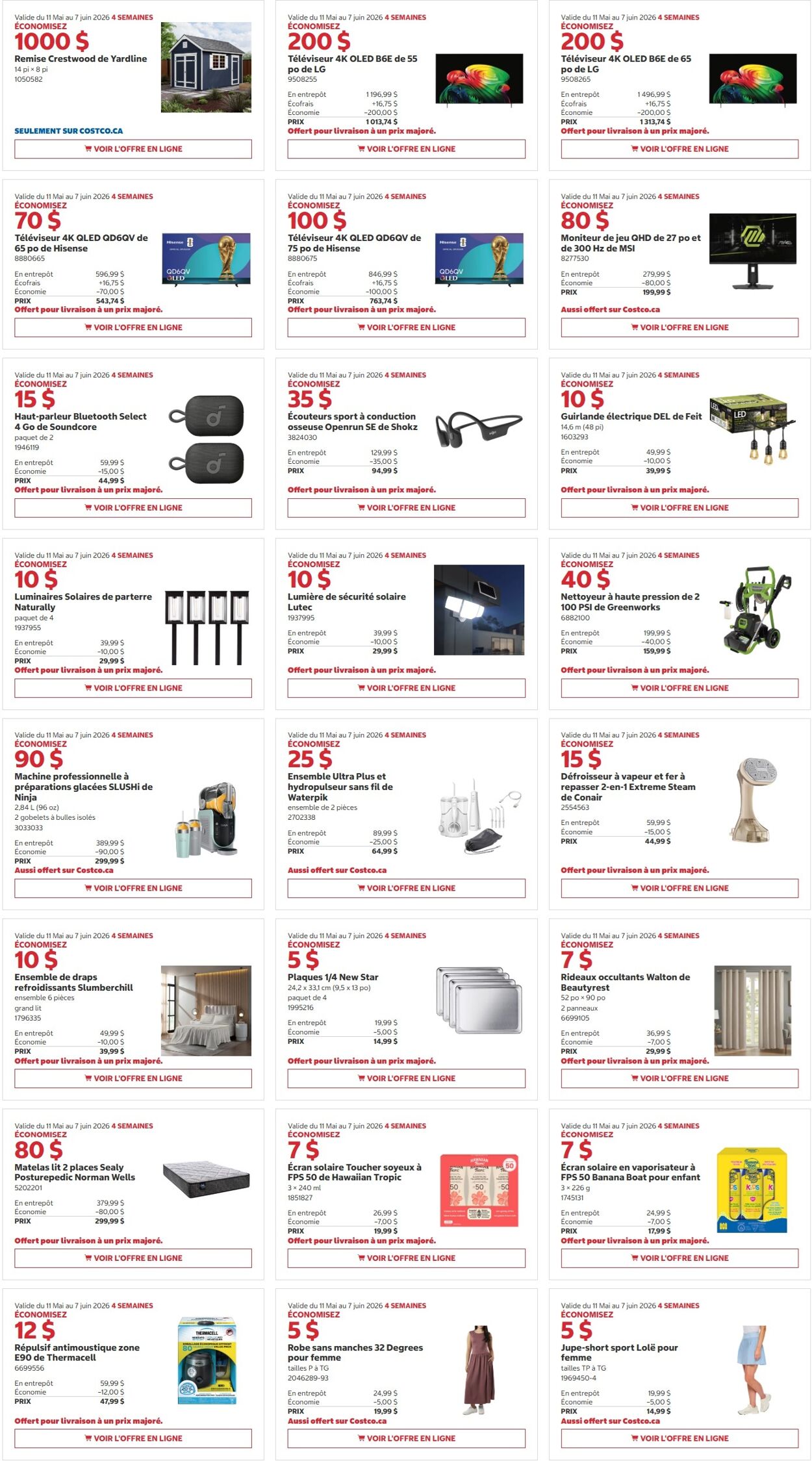 Circulaire Costco 11.05.2026 - 24.05.2026