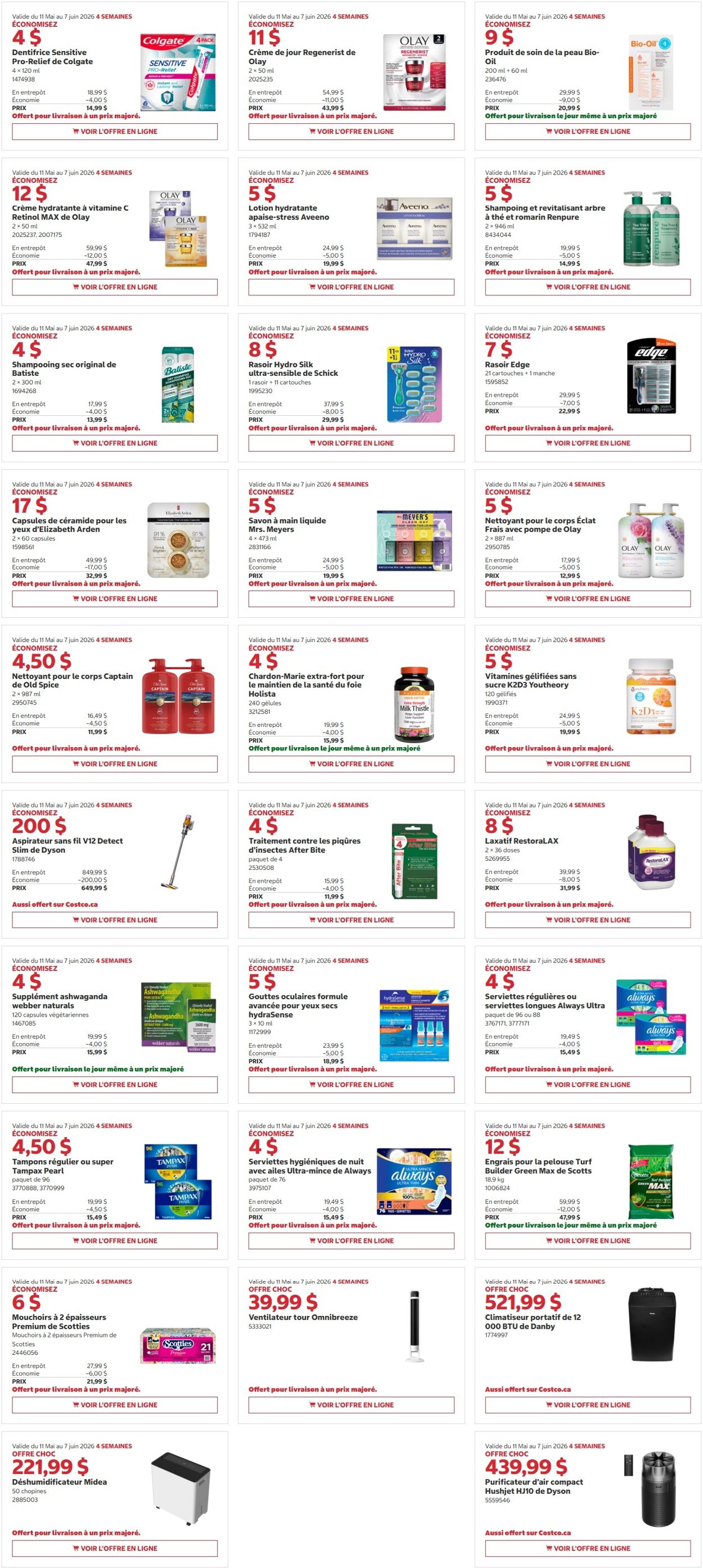 Circulaire Costco 11.05.2026 - 24.05.2026