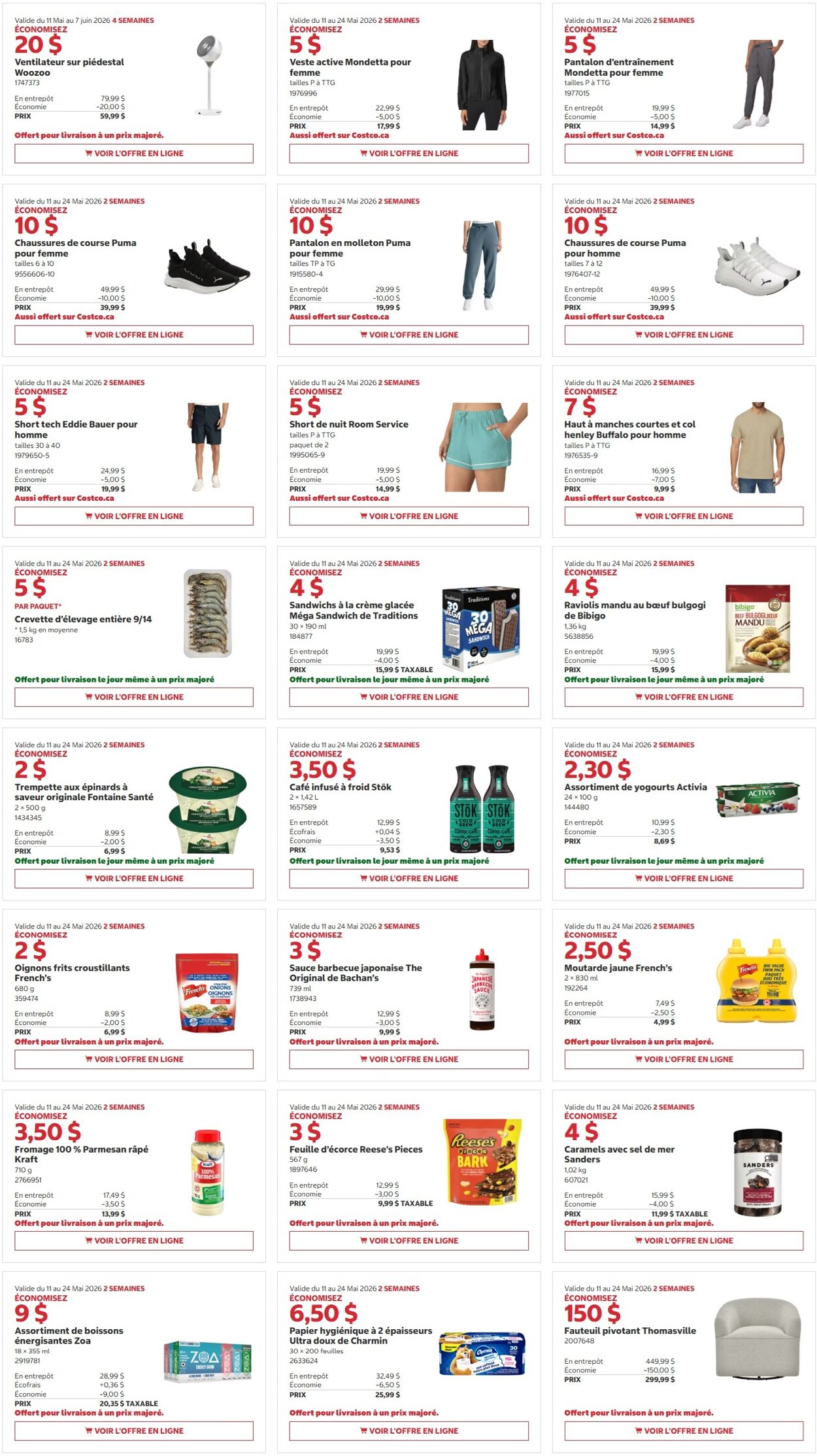 Circulaire Costco 11.05.2026 - 24.05.2026