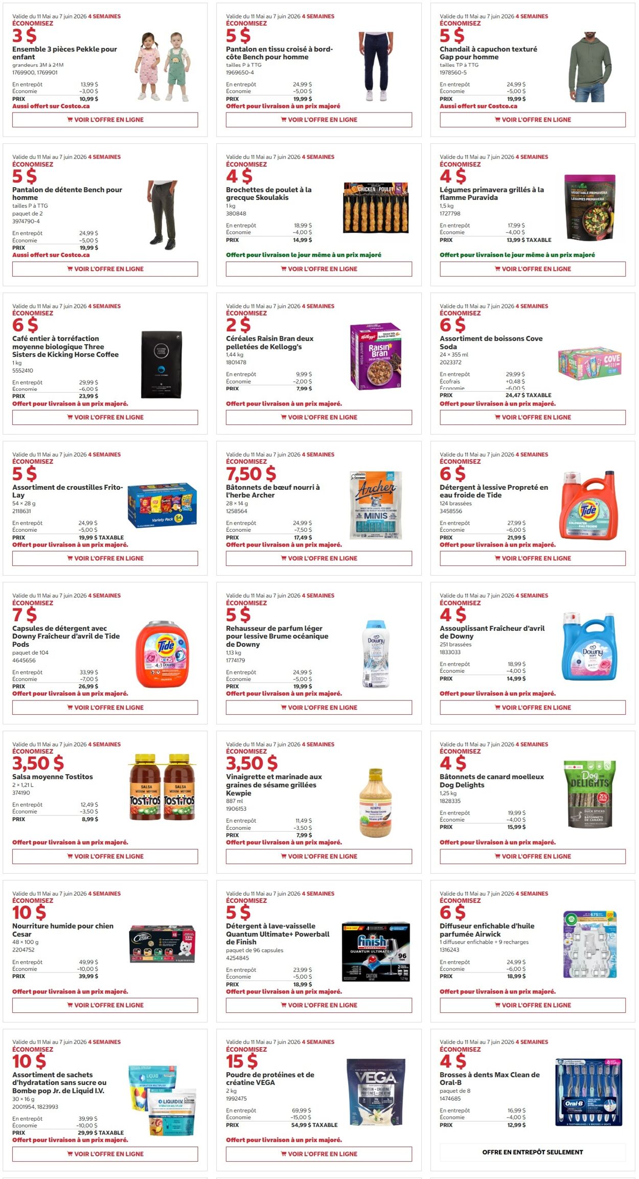 Circulaire Costco 11.05.2026 - 24.05.2026