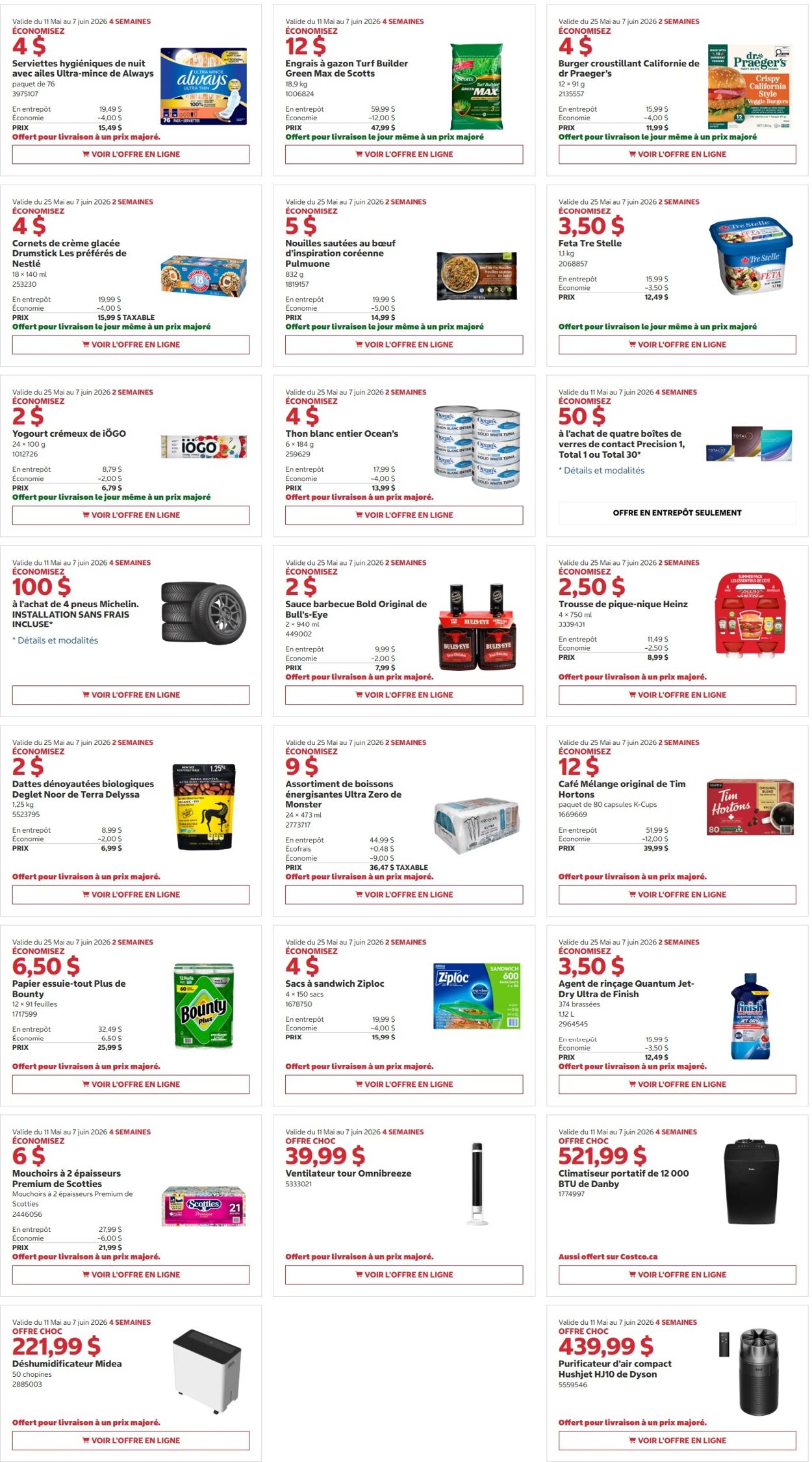 Circulaire Costco 25.05.2026 - 07.06.2026