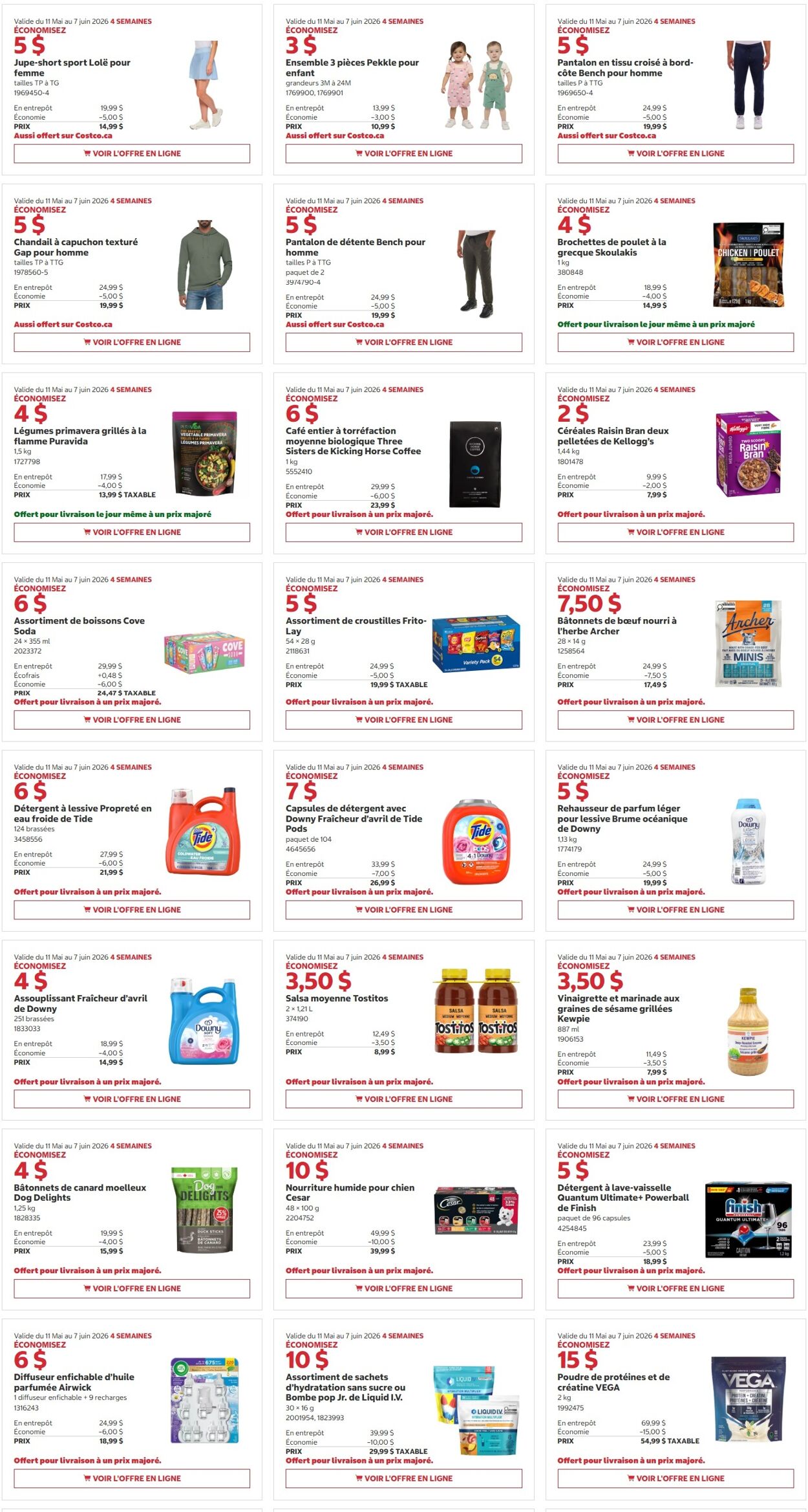 Circulaire Costco 25.05.2026 - 07.06.2026