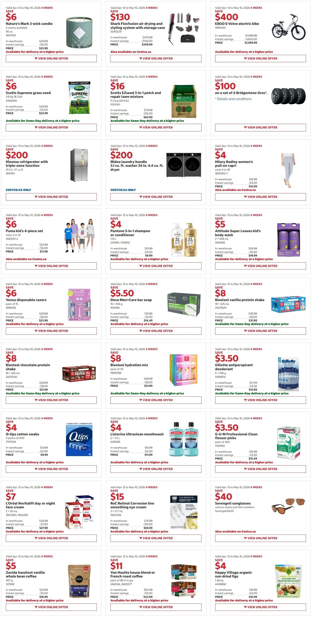 Circulaire Costco 27.04.2026 - 10.05.2026
