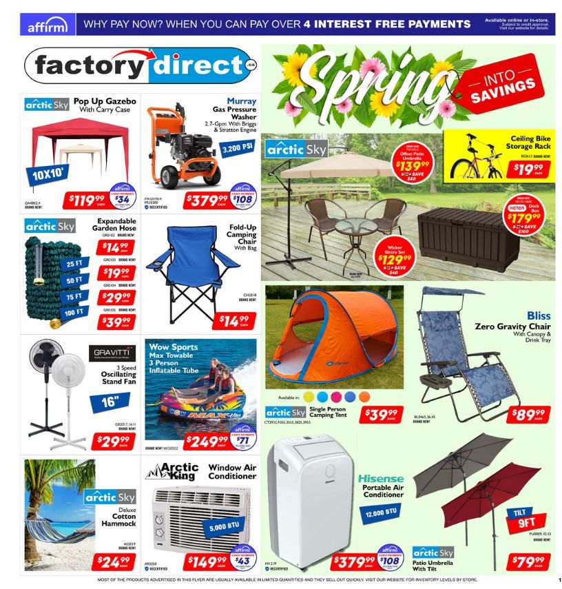 Circulaire Factory Direct 26.04.2023 - 02.05.2023