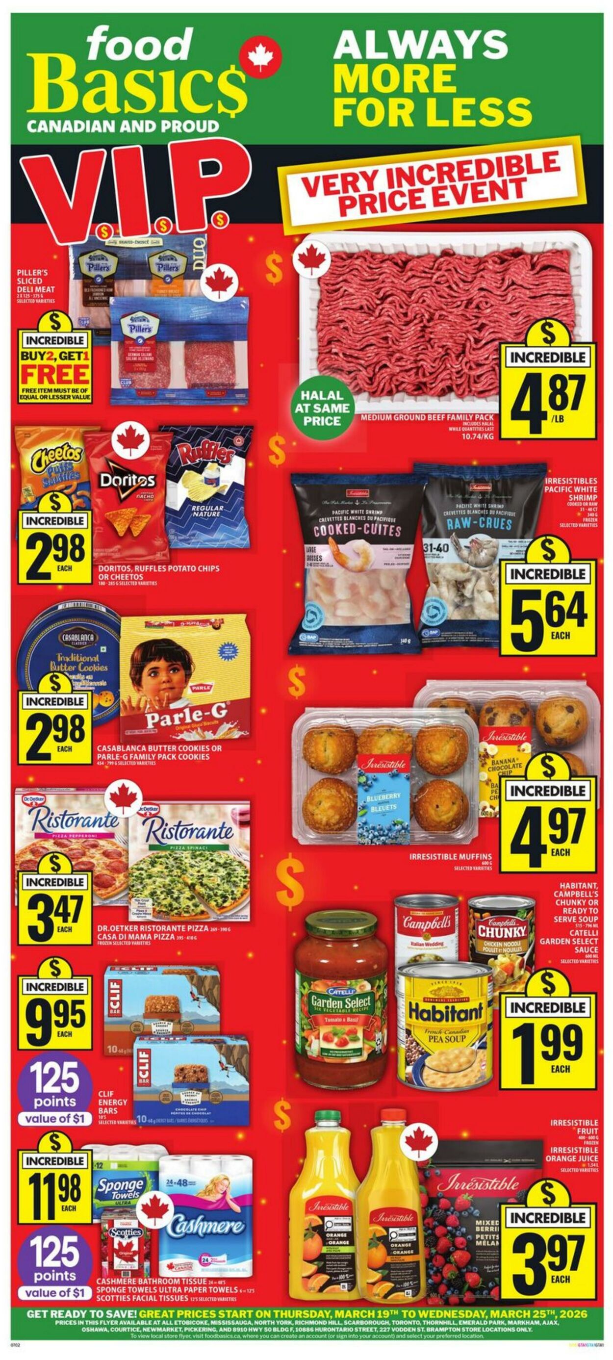 Circulaire Food Basics 19.03.2026 - 25.03.2026