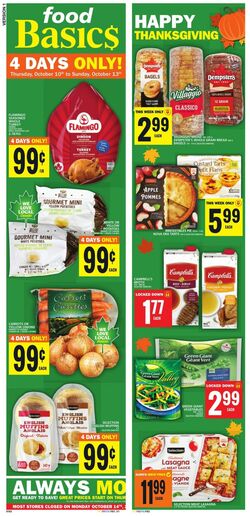 Circulaire Food Basics 10.10.2024 - 16.10.2024