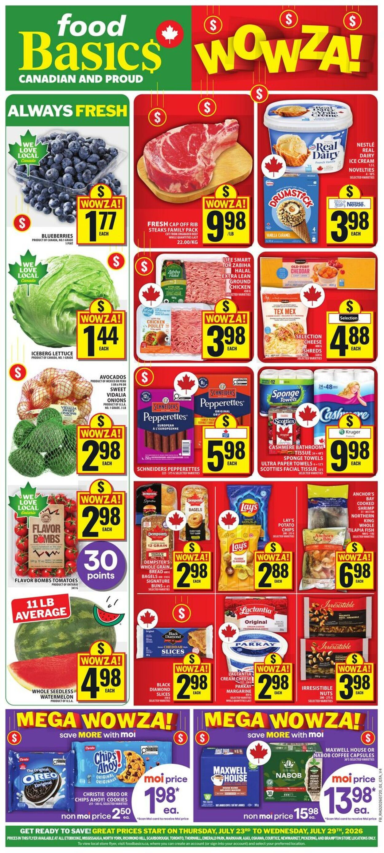Circulaire Food Basics 23.07.2026 - 29.07.2026