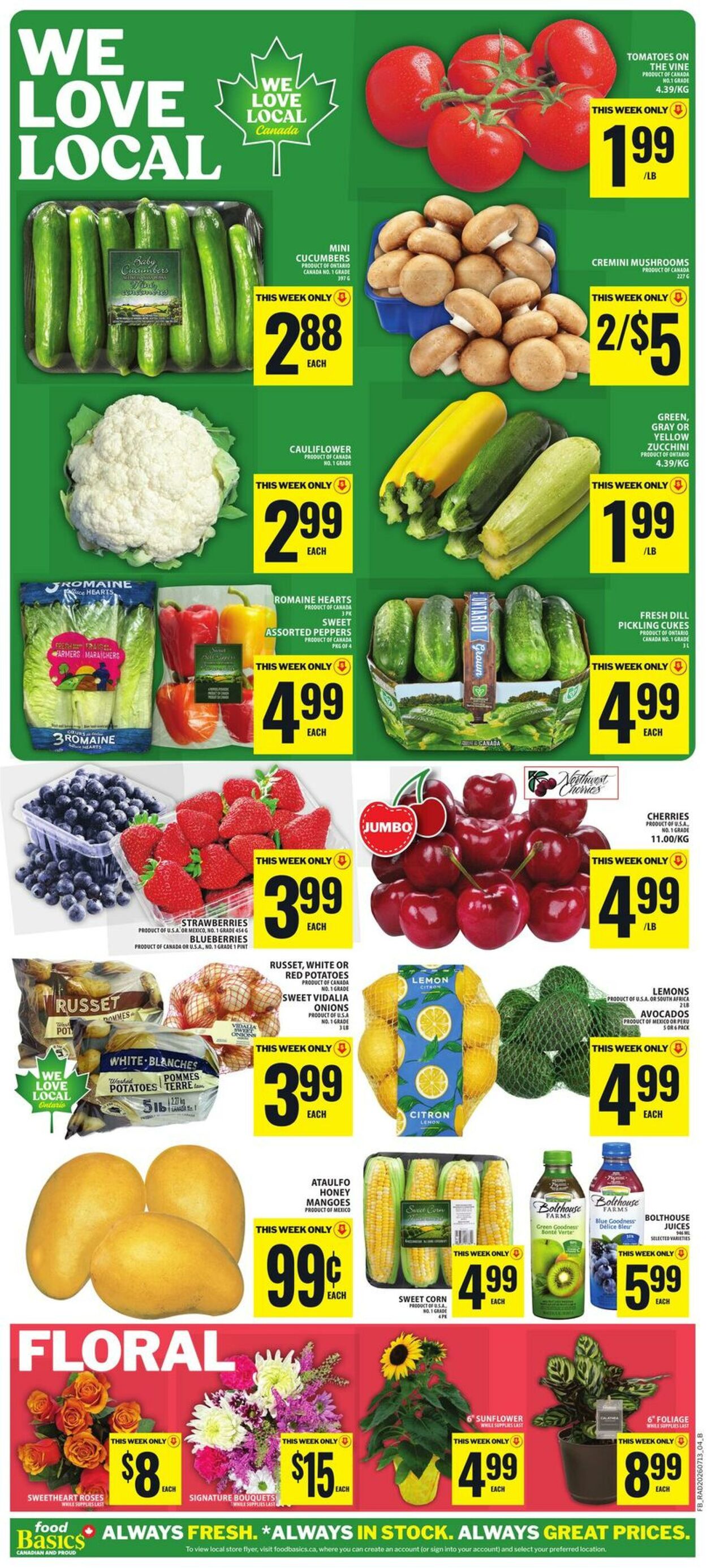 Circulaire Food Basics 16.07.2026 - 22.07.2026