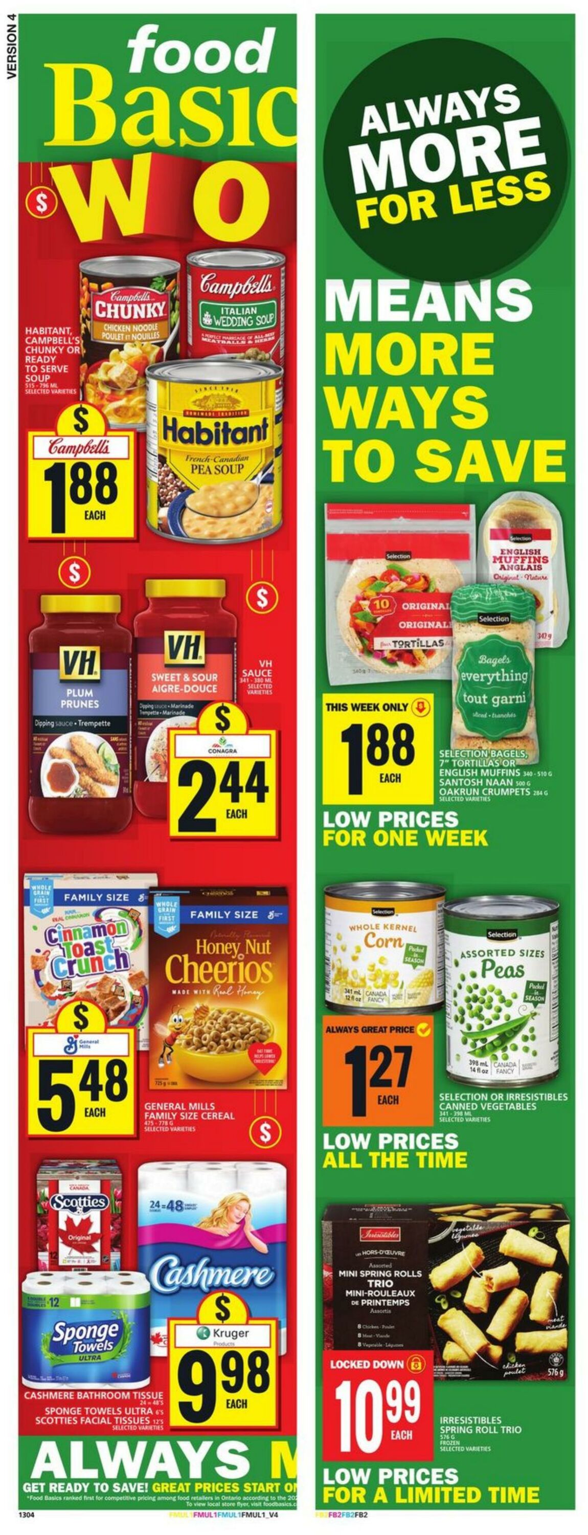 Circulaire Food Basics - Flyer 19 sept. 2024 - 25 sept. 2024