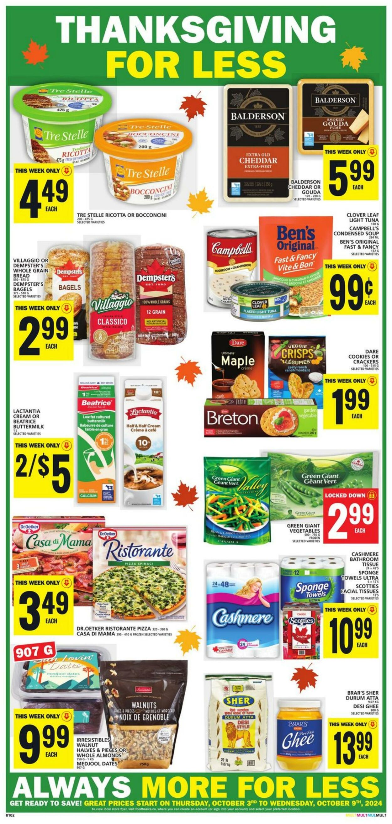 Circulaire Food Basics 03.10.2024 - 09.10.2024