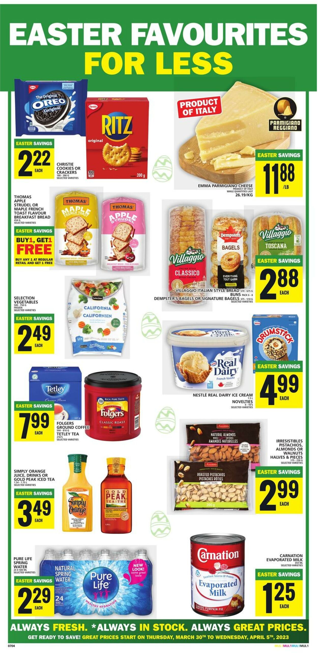 Circulaire Food Basics 30.03.2023 - 05.04.2023