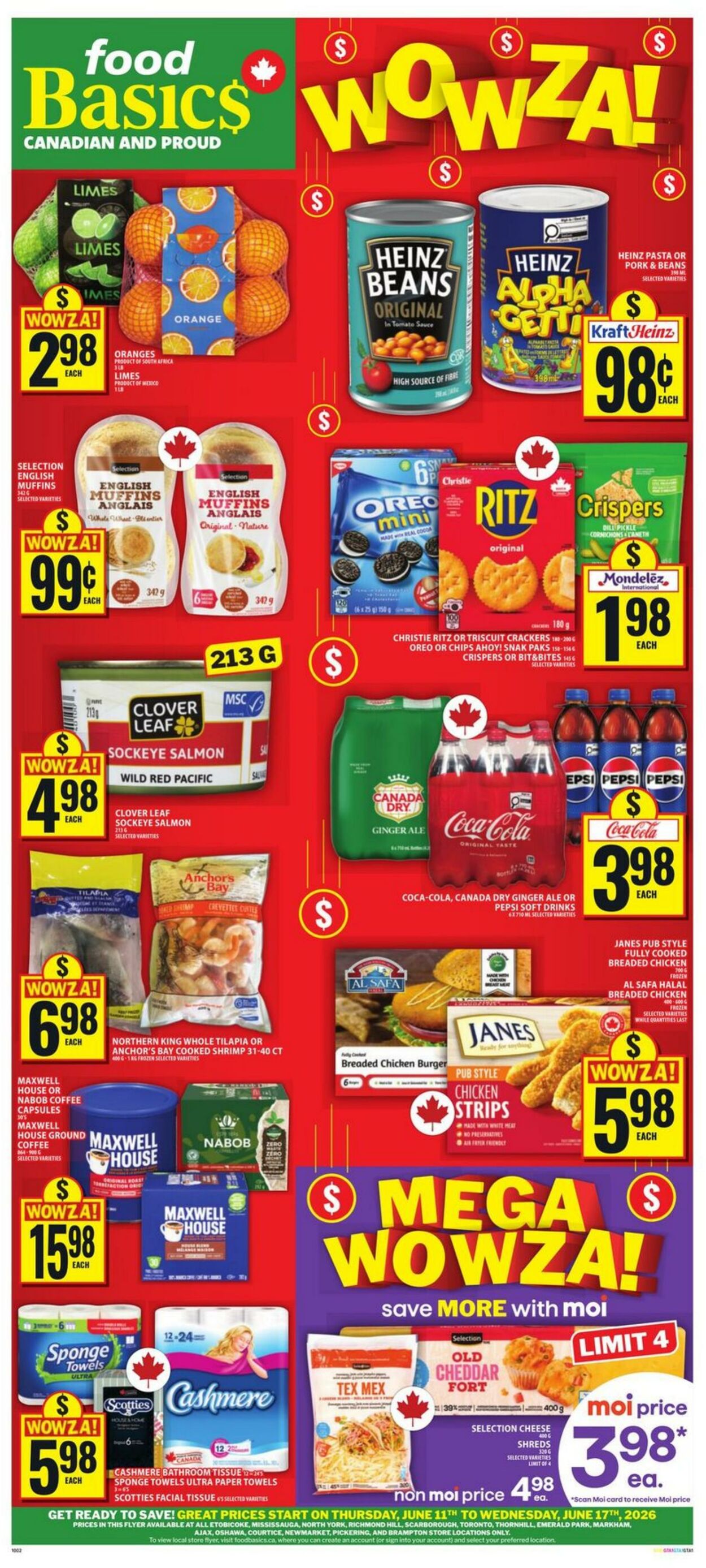 Circulaire Food Basics - Flyer 11 juin 2026 - 17 juin 2026